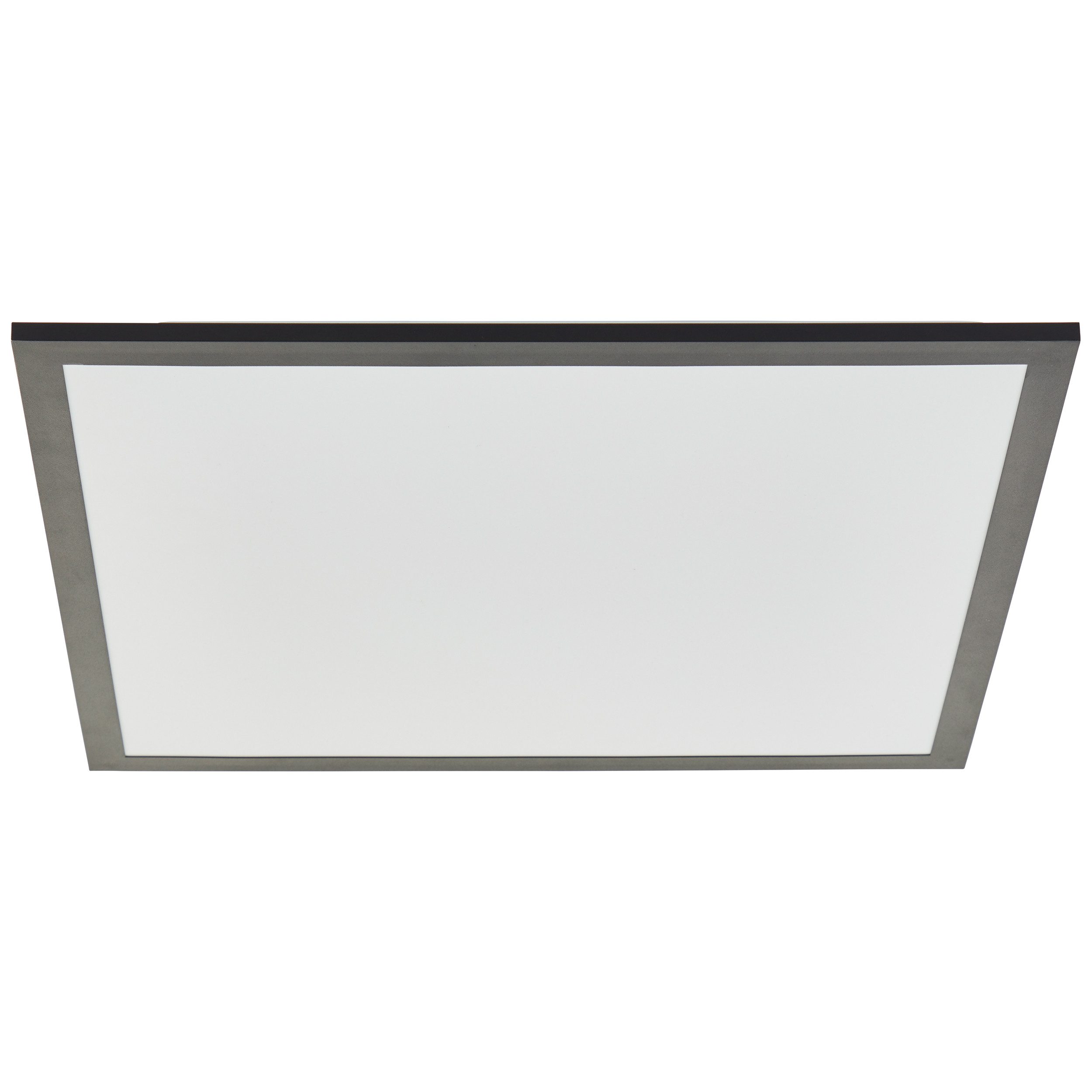 Brilliant Leuchten Led-plafondlamp Briston Opbouw LED paneel, 45 x 45 cm, 2800 lm, 4000 K, aluminium (1 stuk)
