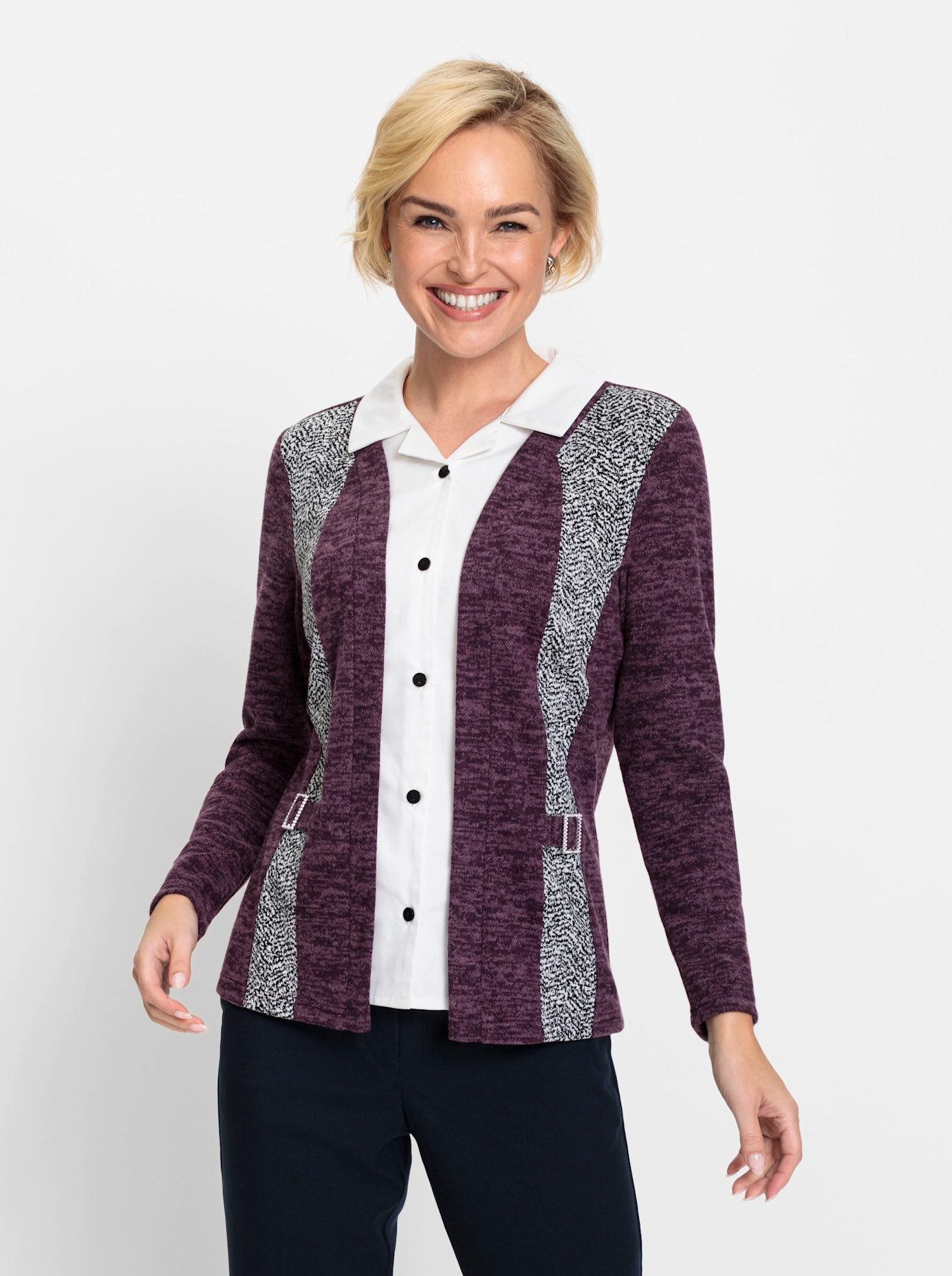 Classic 2-in-1-shirt met lange mouwen Shirt (1-delig)