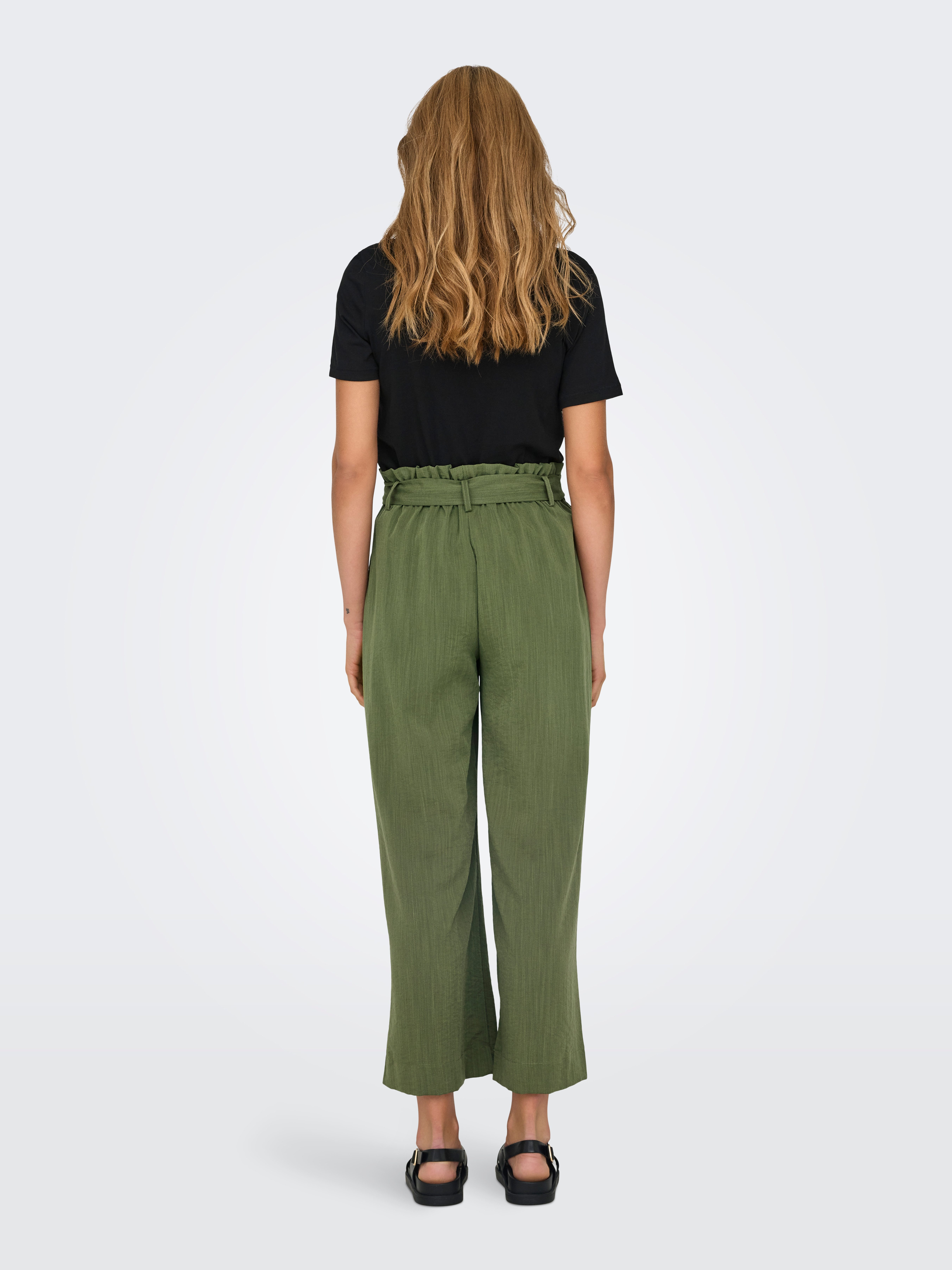 Only Paperbag-broek ONLMARSA SOLID PAPERBAG PANT WVN NOOS