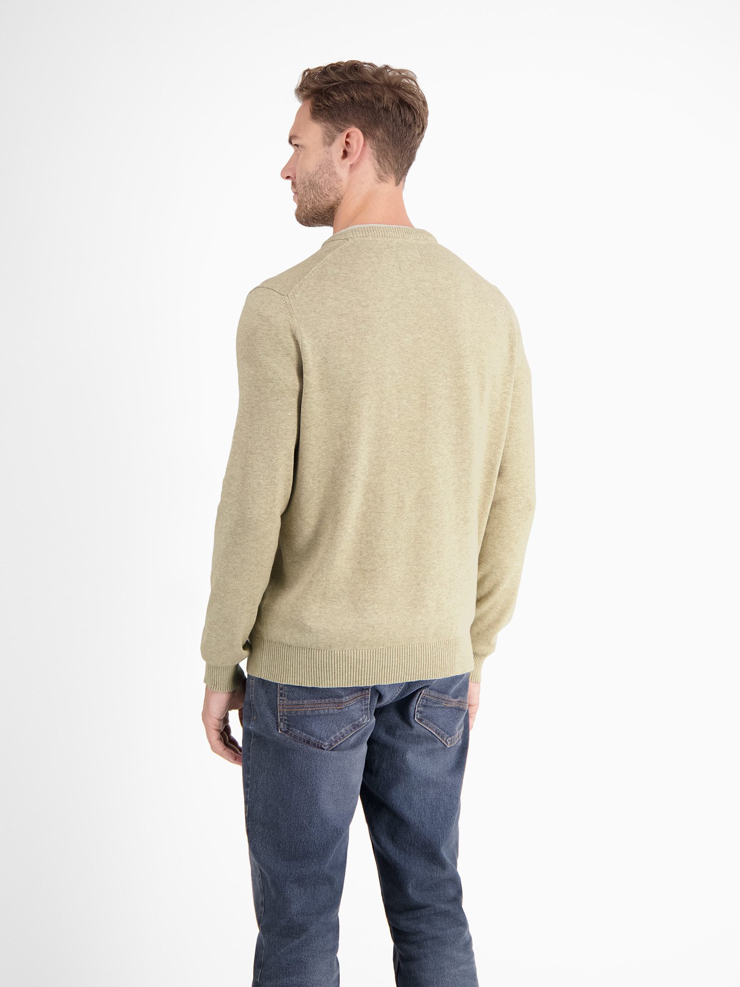 Lerros Gebreide trui LERROS crewneck gebreide pullover