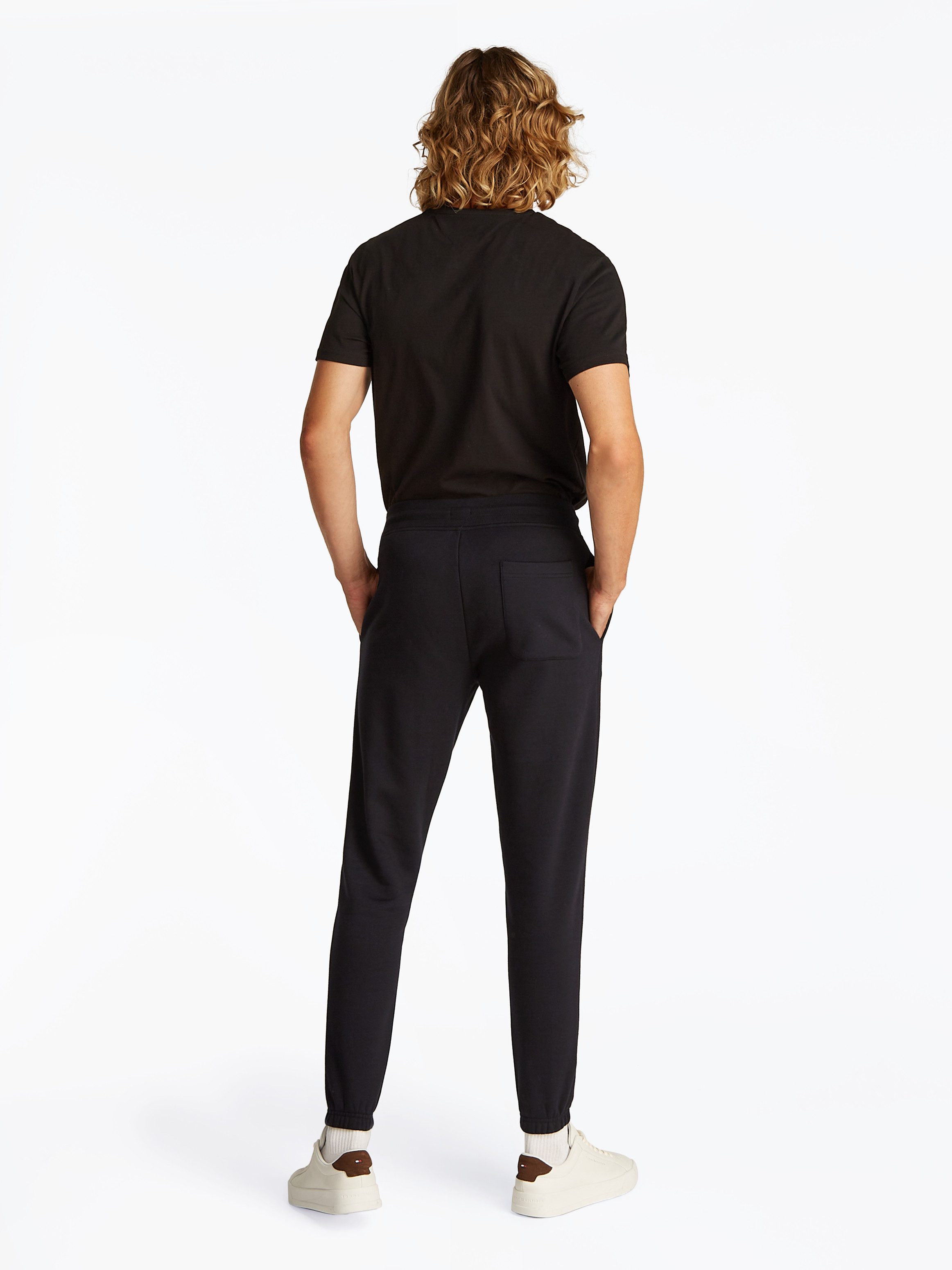 TOMMY JEANS Sweatbroek TJM SLIM S FLAG SWEATPANT