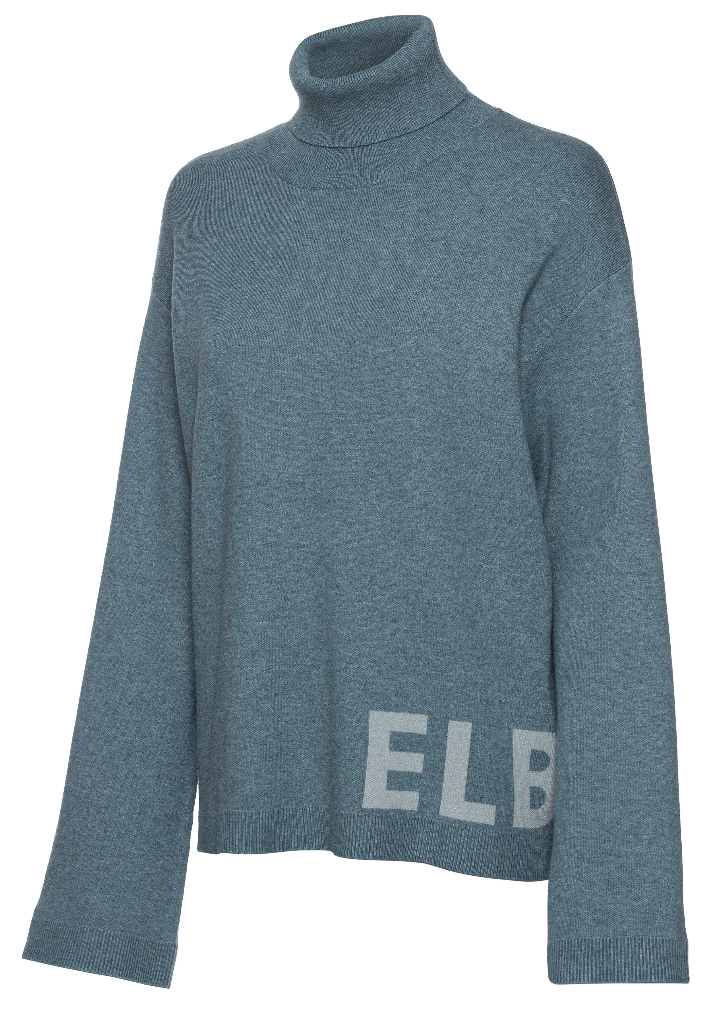 Elbsand Sweater Coltrui van hoogwaardige brei, loungewear