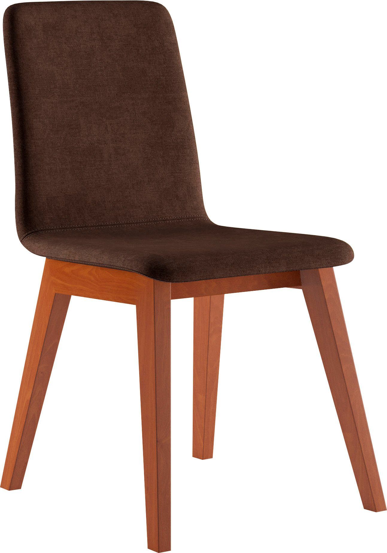 INOSIGN Stoel Sandy met verschillende stoelpootkleuren en kleurvarianten, zithoogte 47 cm (2 stuks)