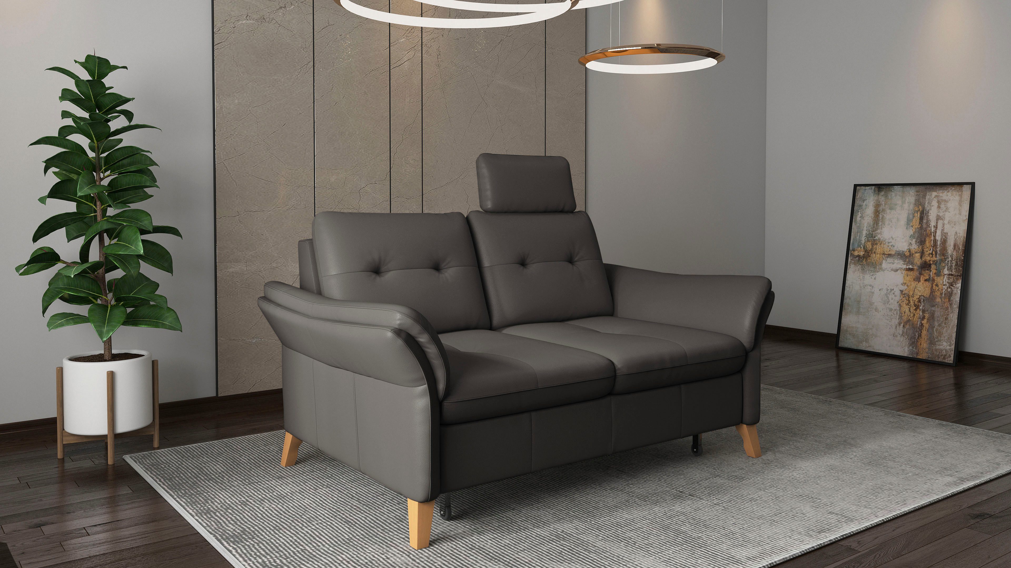 sit&more 2-zitsbank Göteborg inclusief zitdiepteverstelling en binnenvering