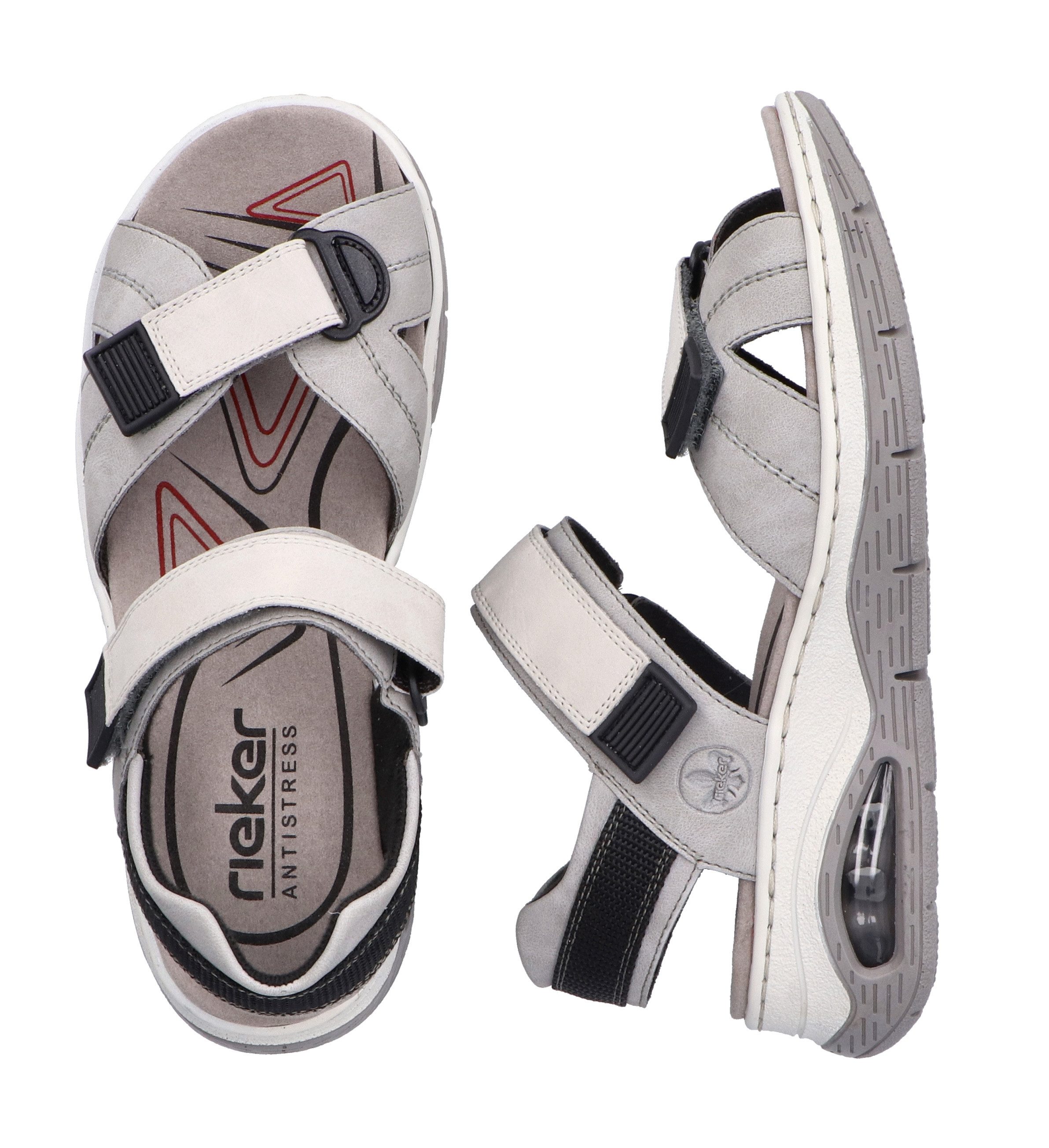 Rieker Trekkingsandalen Buitensandalen, zomerschoenen, klittenbandschoenen met Rieker Air-functie