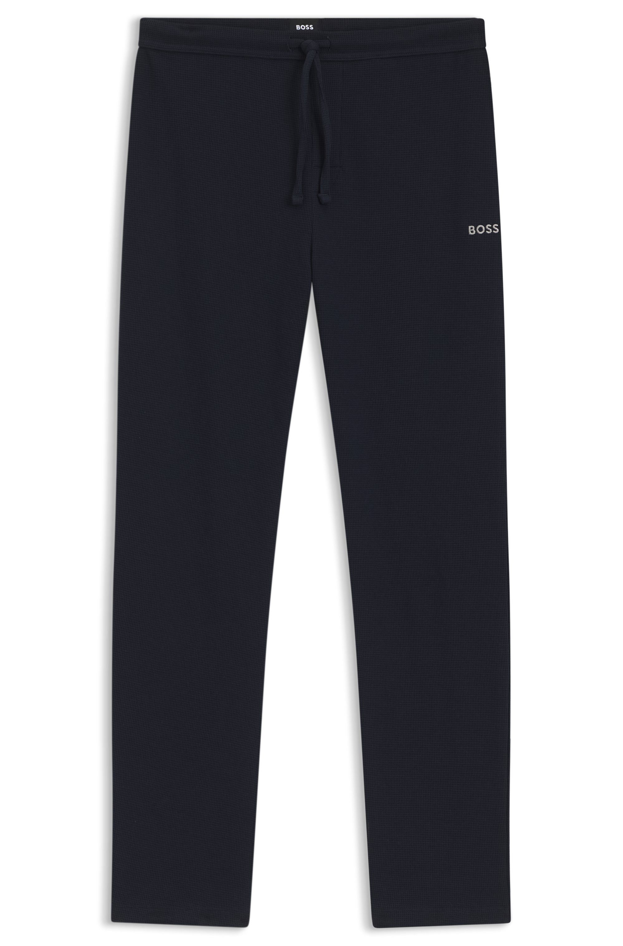 BOSS Pyjamabroek Waffle Pants