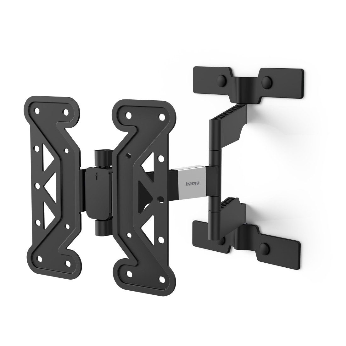 Hama Tv-wandhouder Beugel, draaibaar, kantelbaar, extra plat van 48 - 122 cm tv muurbeugels zwart