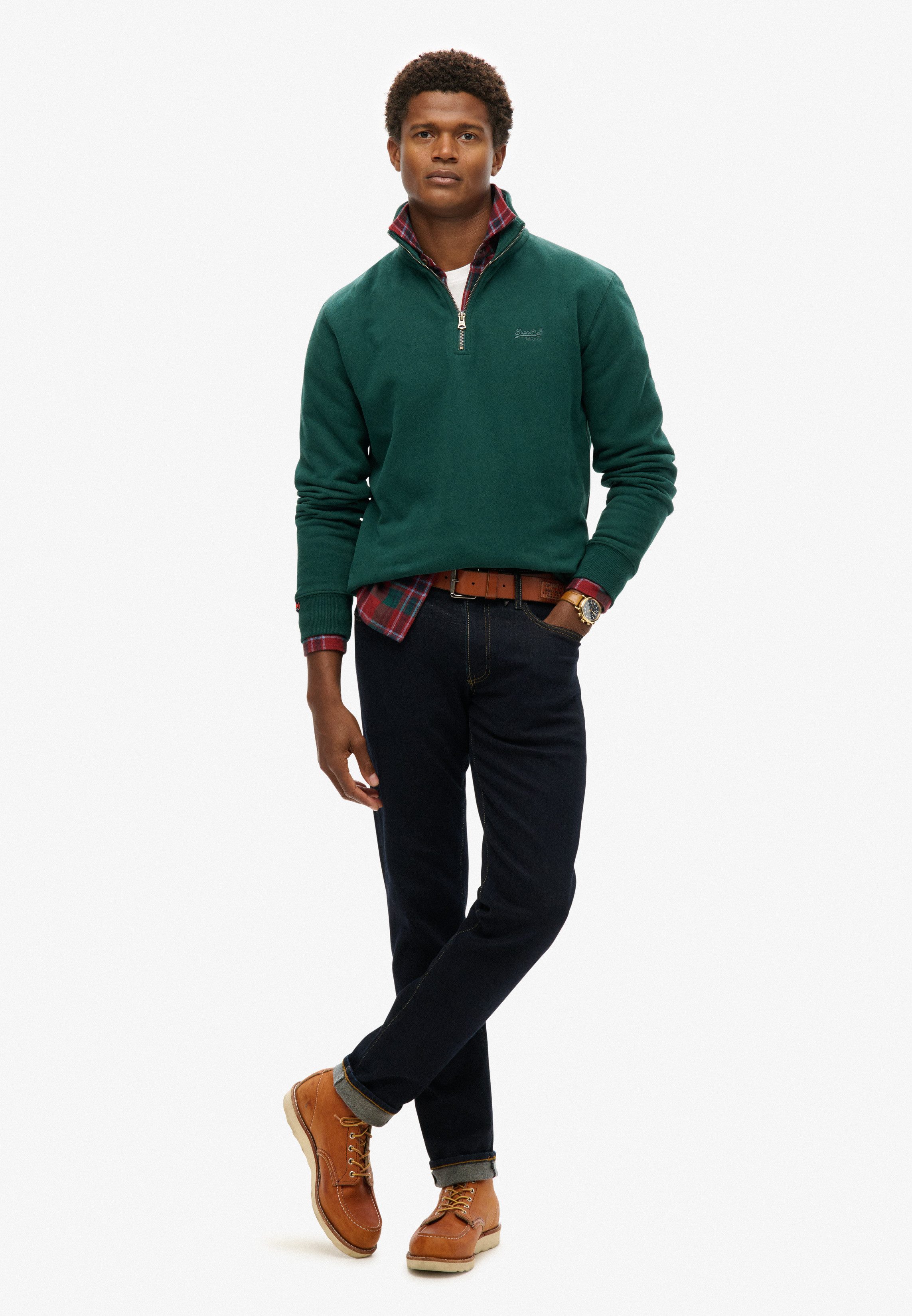 Superdry Sweatshirt ESSENTIAL LOGO HENLEY
