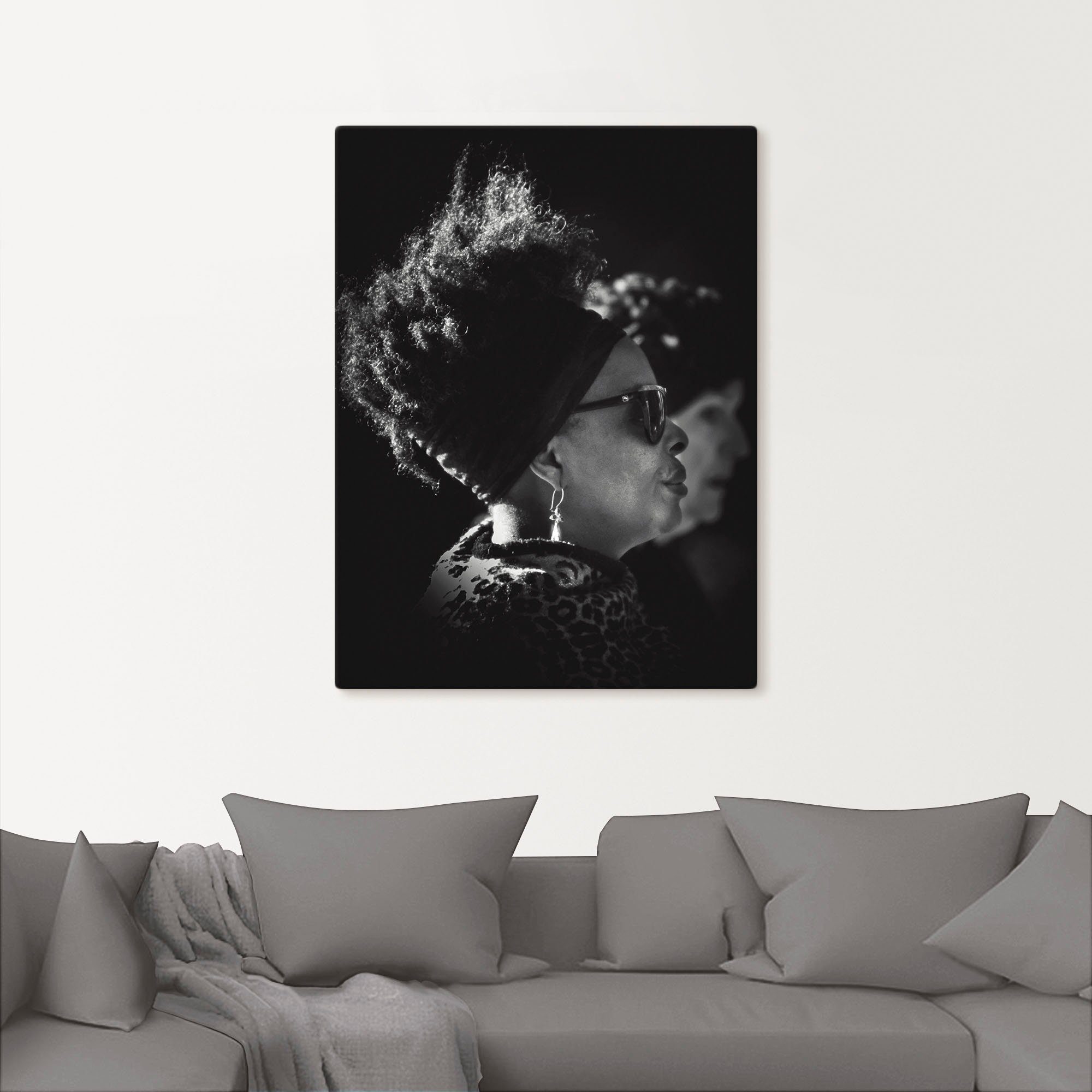 Artland Artprint Blik in de straat als artprint op linnen, muursticker of poster in verschillende maten