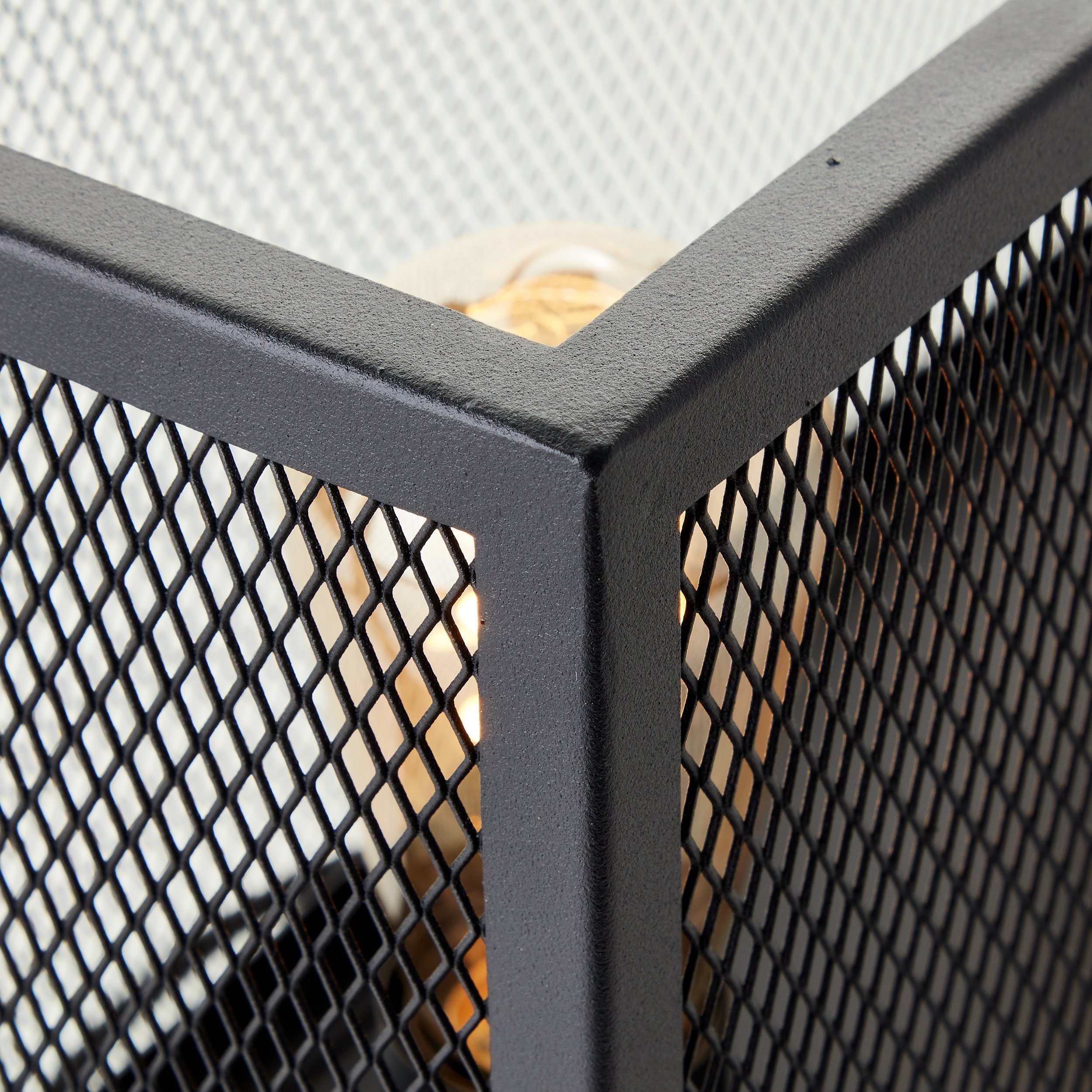 Brilliant Leuchten Tafellamp Maze 26 x 15 x 40 cm, 2 x e27, metaal, zwart korund