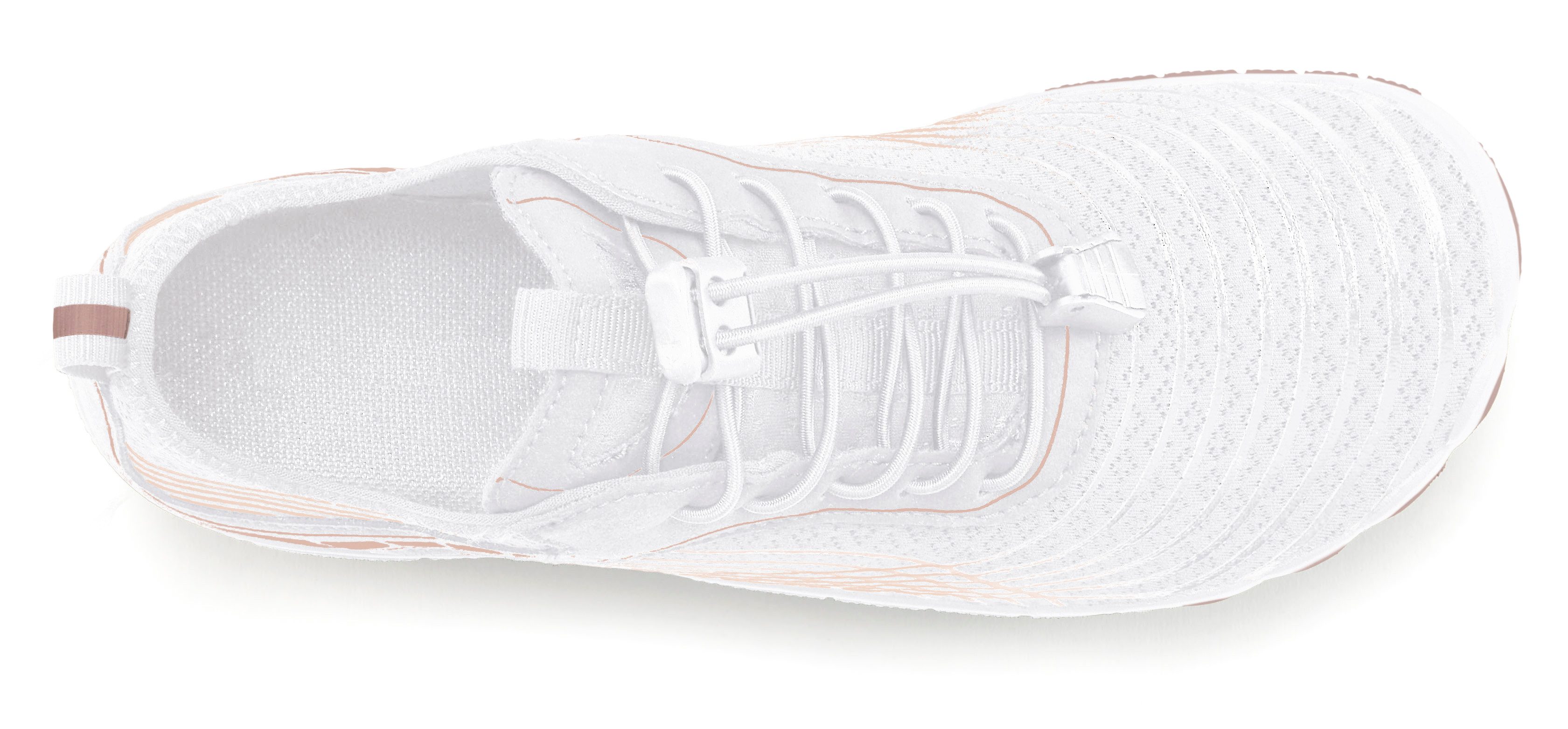 Vivance Sneakers met flexibele zool, vrijetijdsschoen, lage schoen vegan