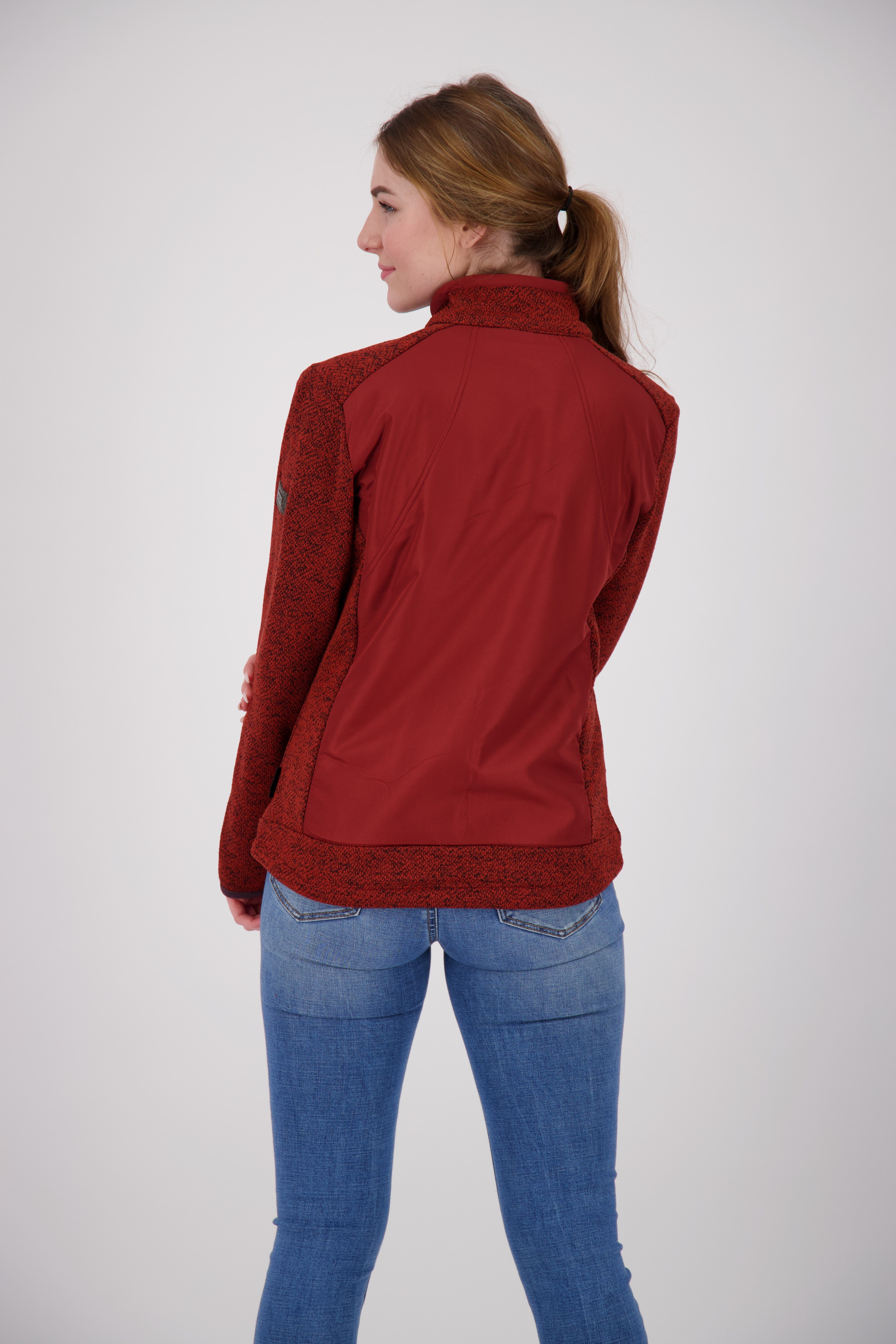 DEPROC Active Gebreid fleecejack LAKE RODELL WOMEN