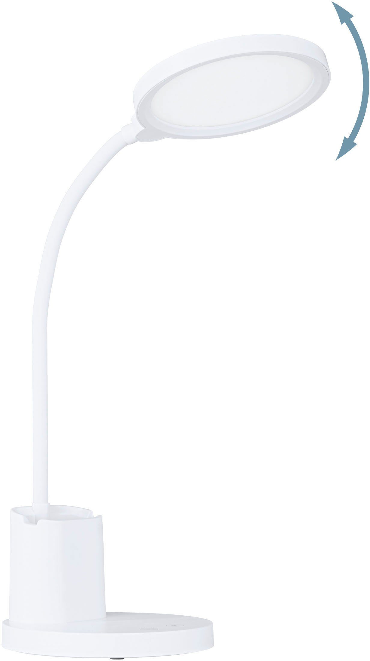 EGLO Tafellamp BROLINI LED Tafellamp, kunststof, IP20, bureaulamp, lamp (1 stuk)