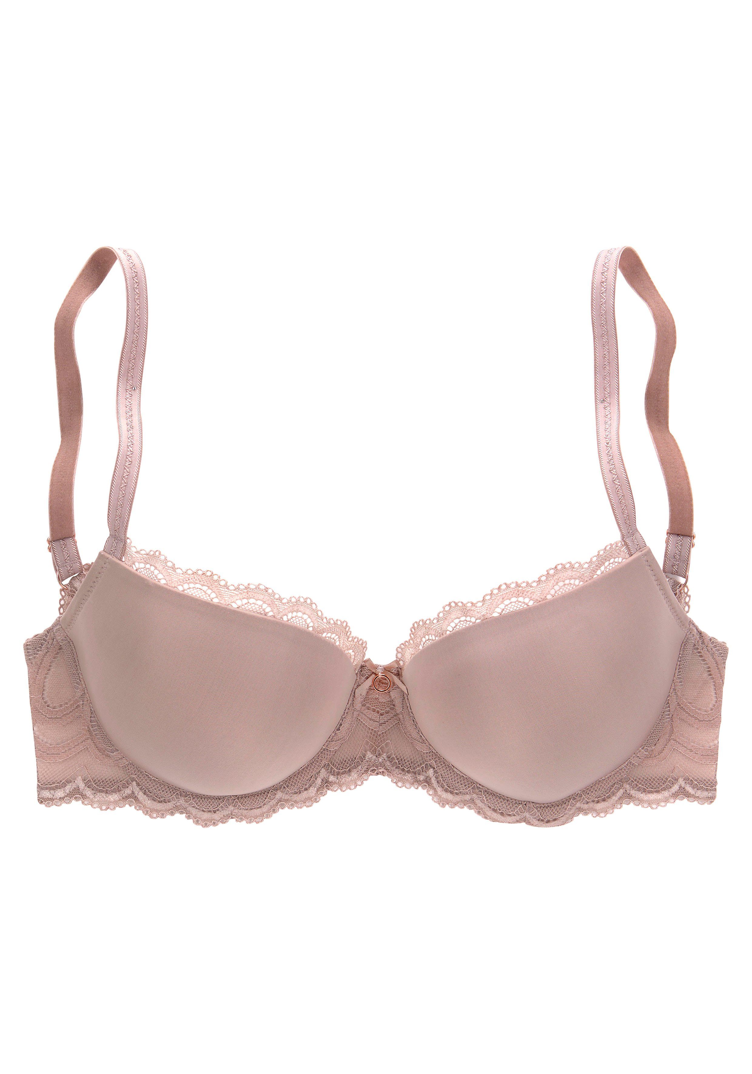 Lascana Bh met steuncups Evita met fijne kanten rand, dessous
