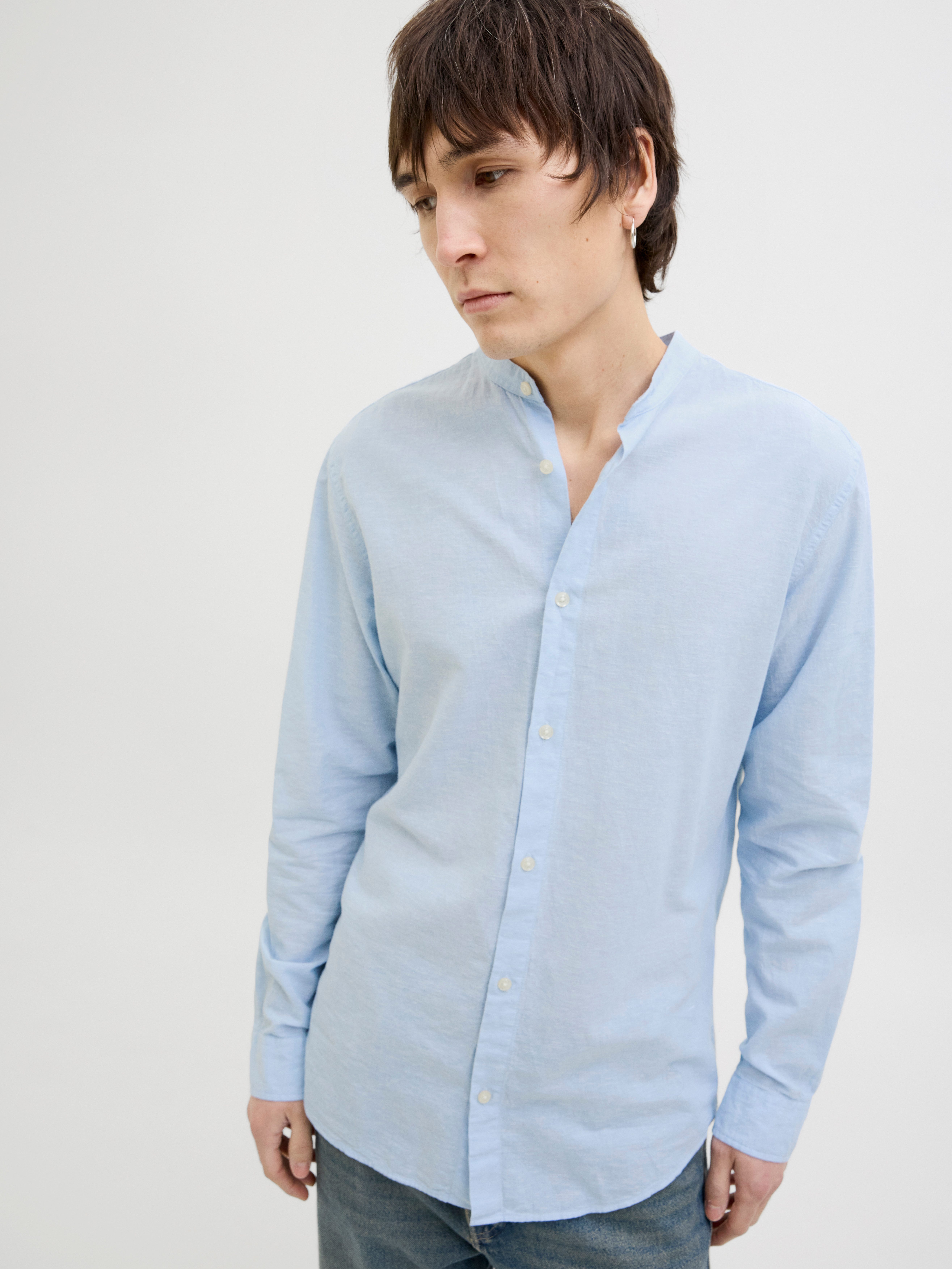 Jack & Jones Overhemd met lange mouwen JJEBREEZE BAND SHIRT LS SN