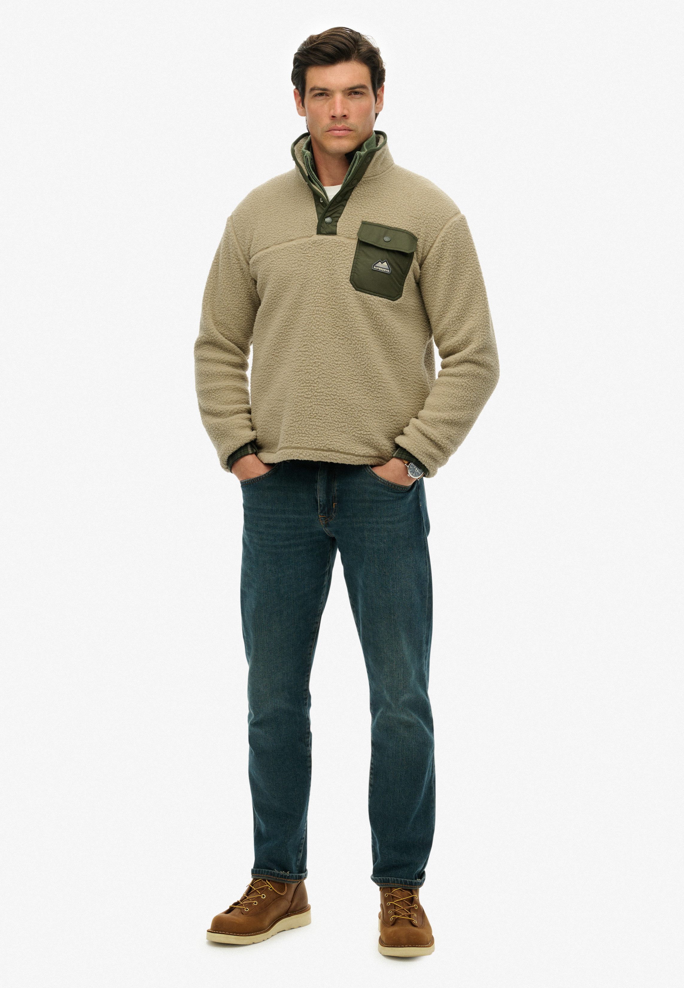 Superdry Sweatshirt FUJI FLEECE HENLEY