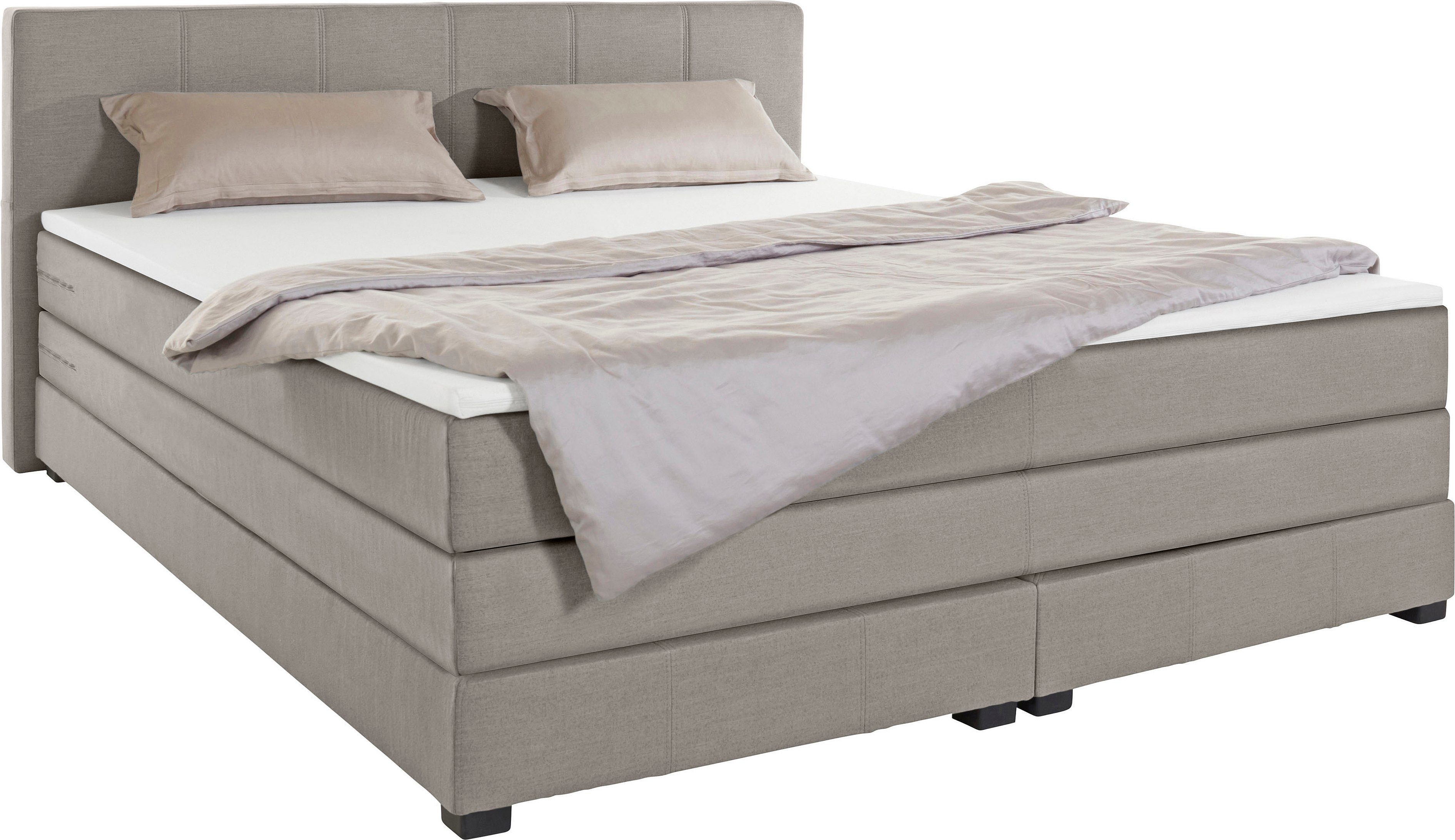 OTTO products Boxspring Peetu Pocketveringsmatras, in 4 breedten en 4 kleuren, incl. topmatras