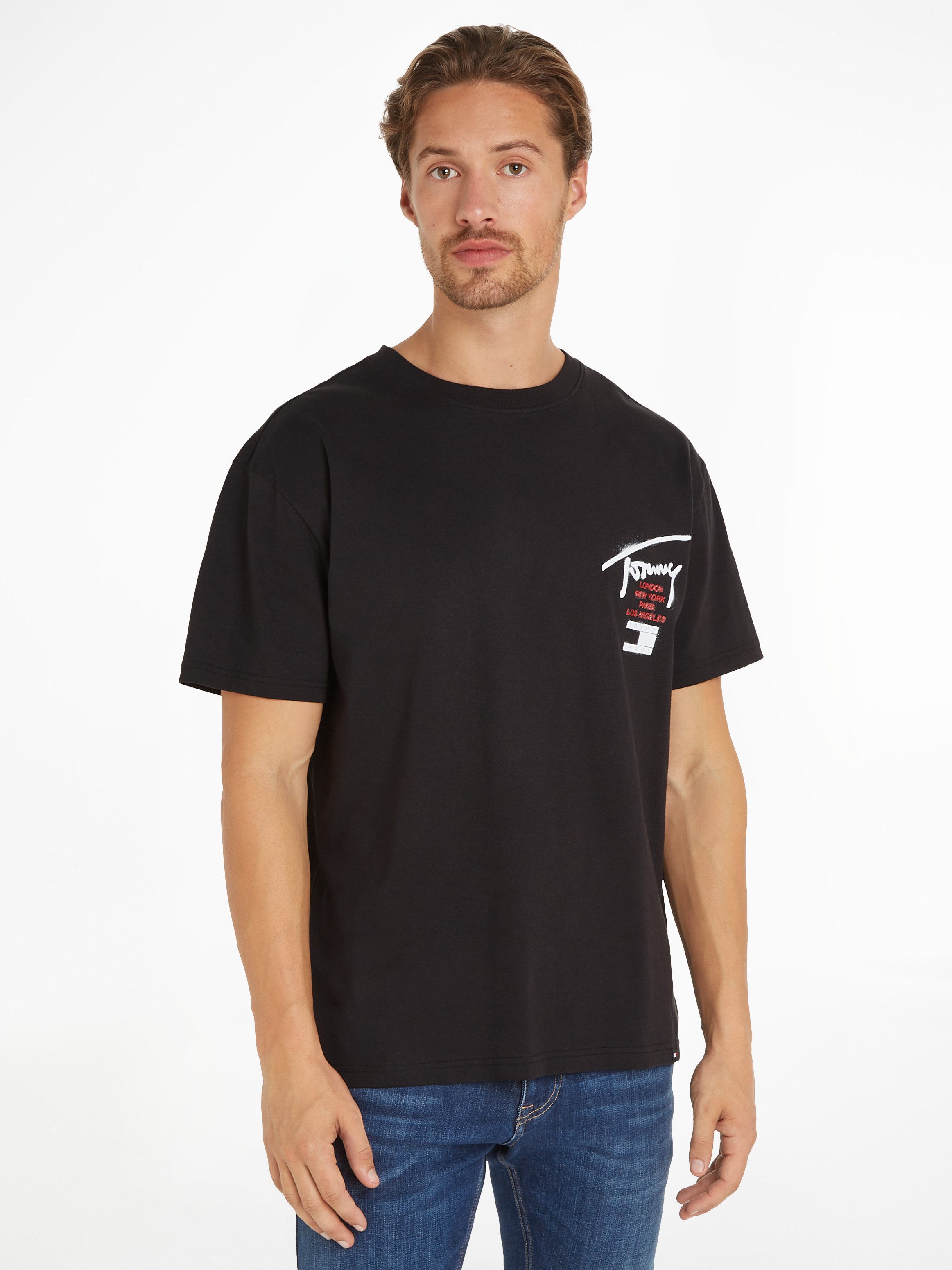 TOMMY JEANS T-shirt TJM REG GRAFFITI SIG TEE EXT