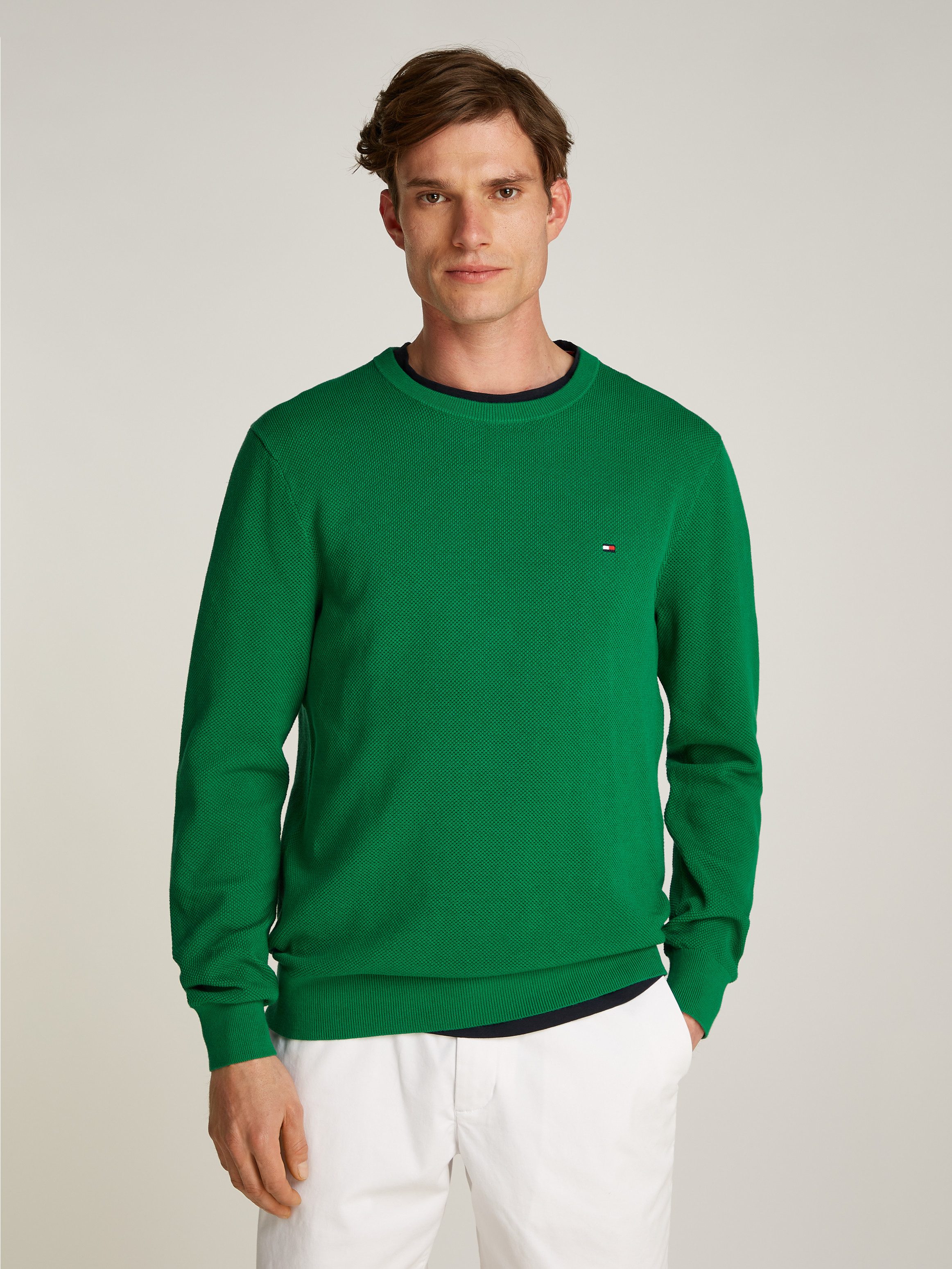 Tommy Hilfiger Trui met ronde hals ESSENTIAL STRUCTURE CREW NECK