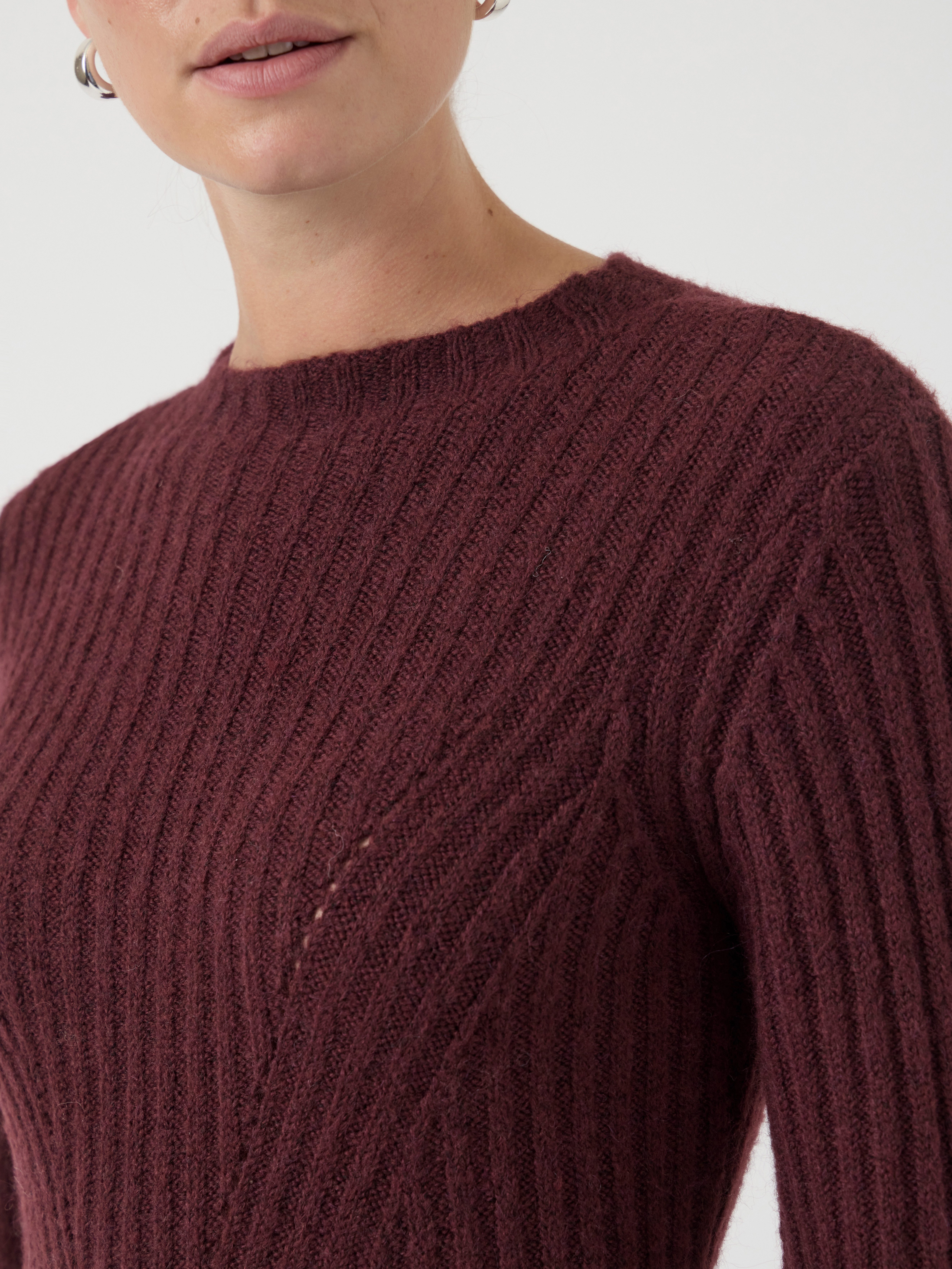 Y.A.S Gebreide jurk YASDOLLY LS KNIT DRESS S. NOOS