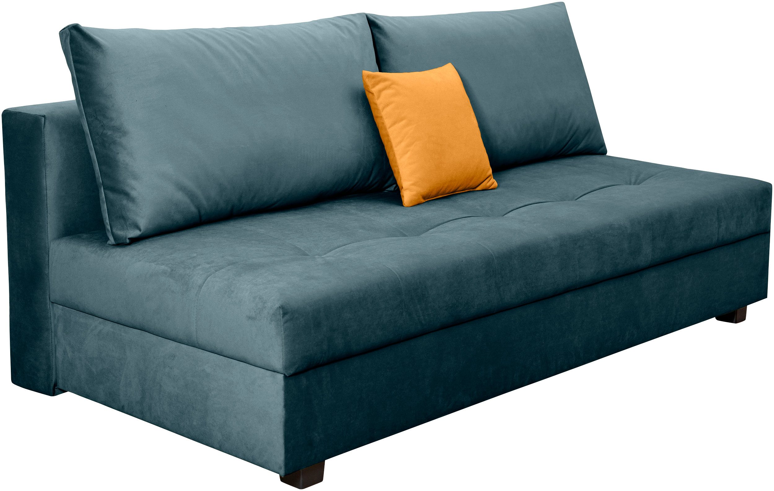 COLLECTION AB Slaapbank DARIA inclusief slaapfunctie en bedlade Slaapbank, bedfunctie, bedlade, inclusief rugkussens, veerkern