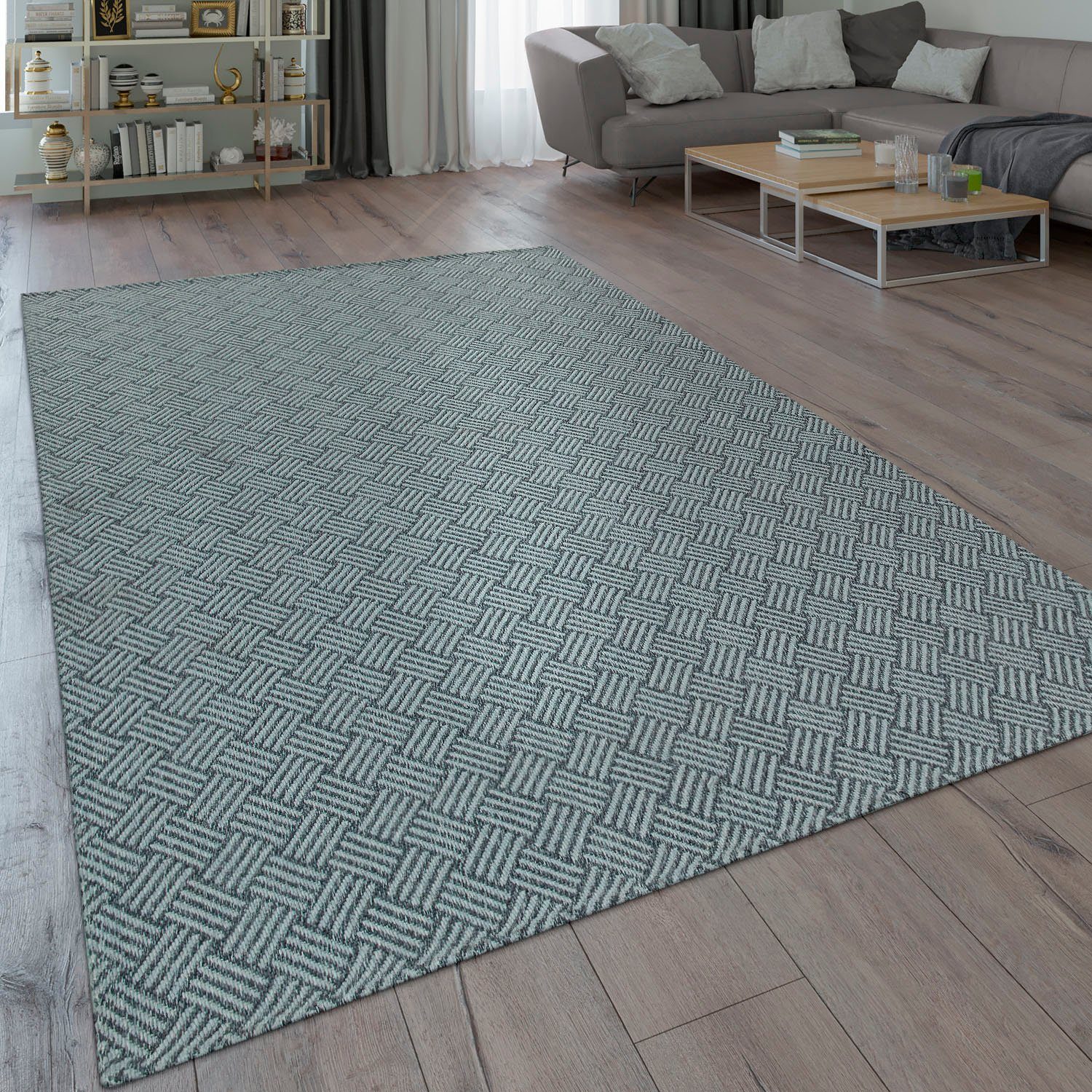 Paco Home Vloerkleed Varadero 461 3d-design, korte pool, woonkamer