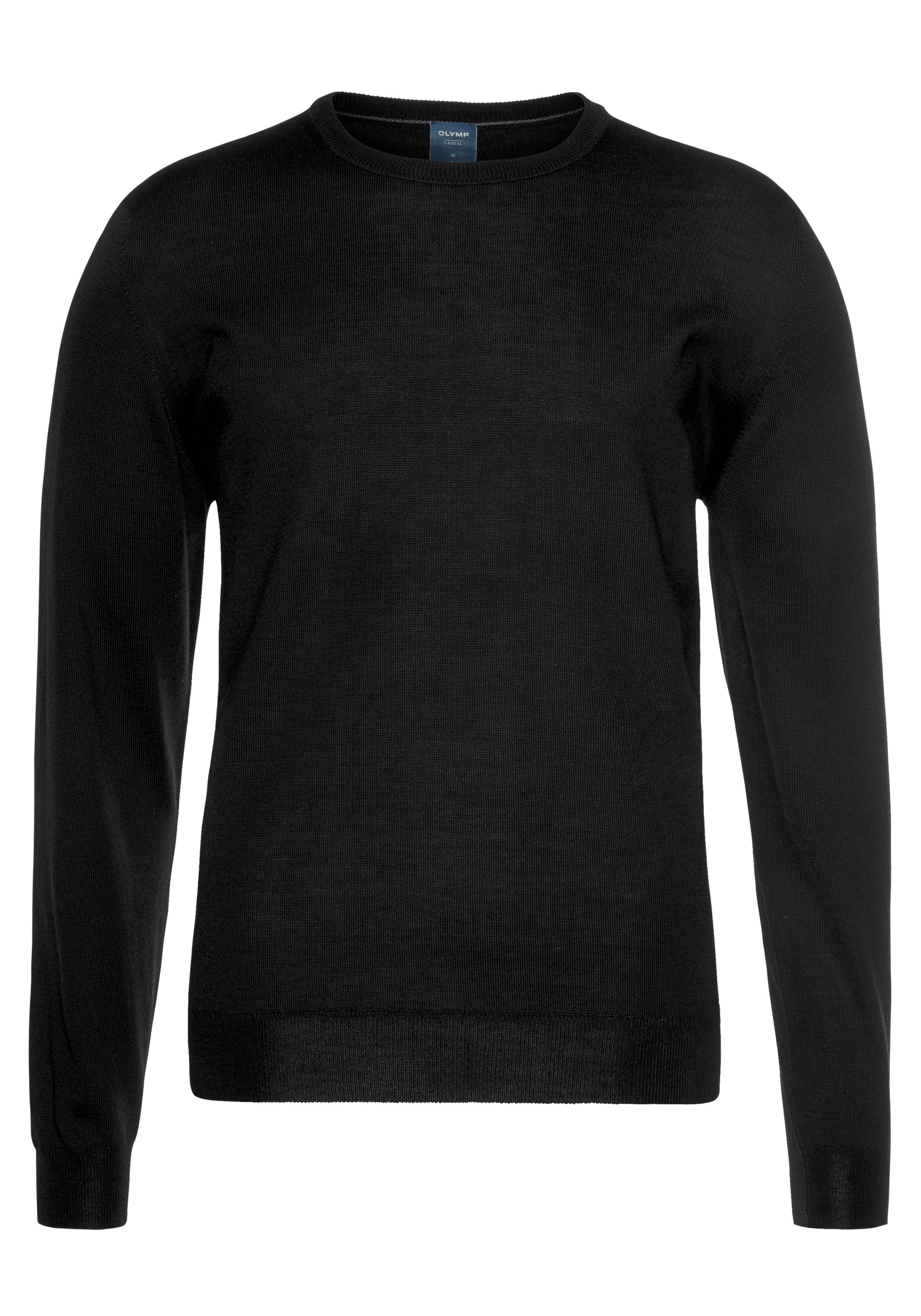 OLYMP Trui met ronde hals OLYMP brei casual moderne gebreide trui