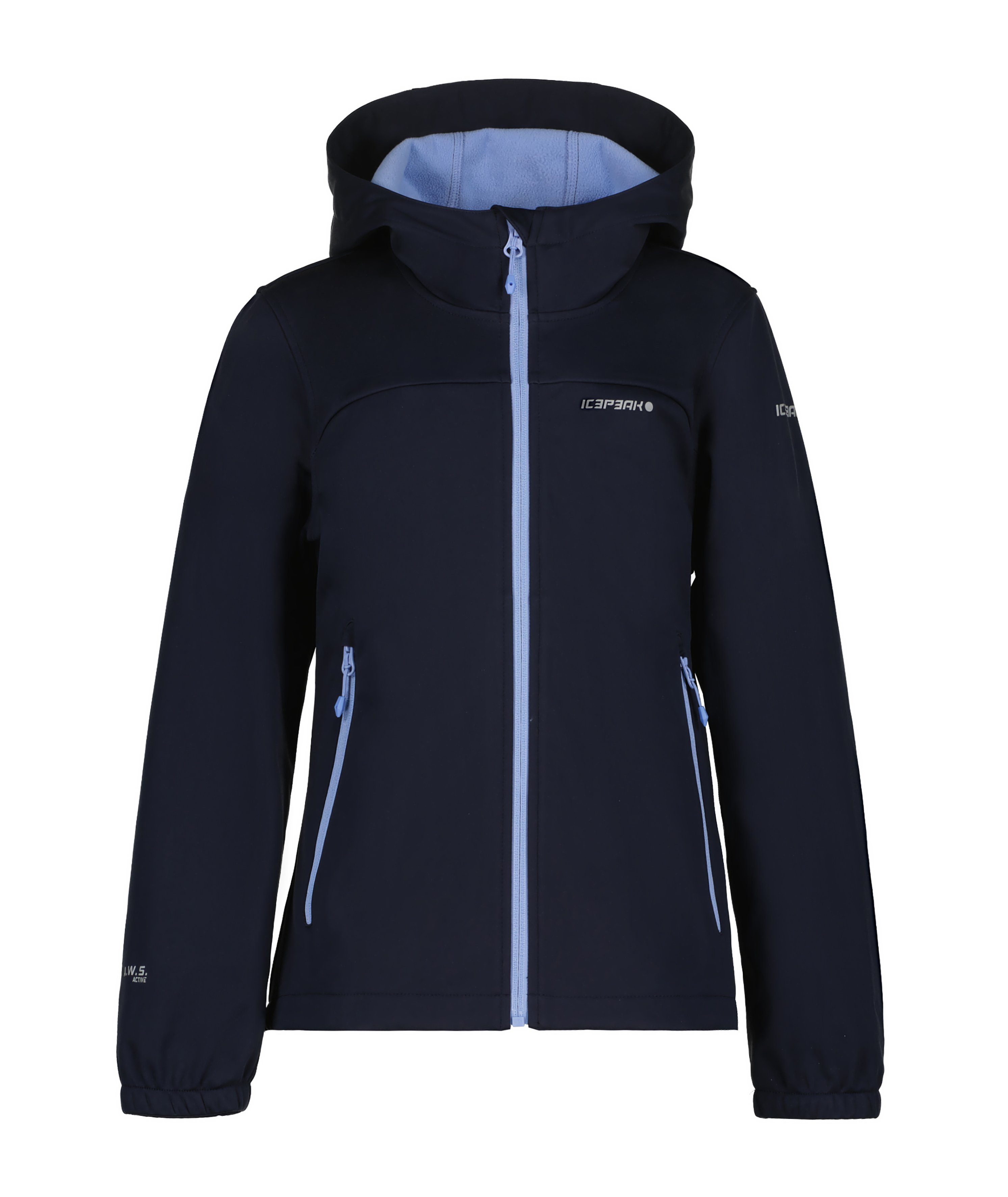 Icepeak Softshell-jack K SOFTSHELLJACKE KOBRYN met modieuze logo-opschriften