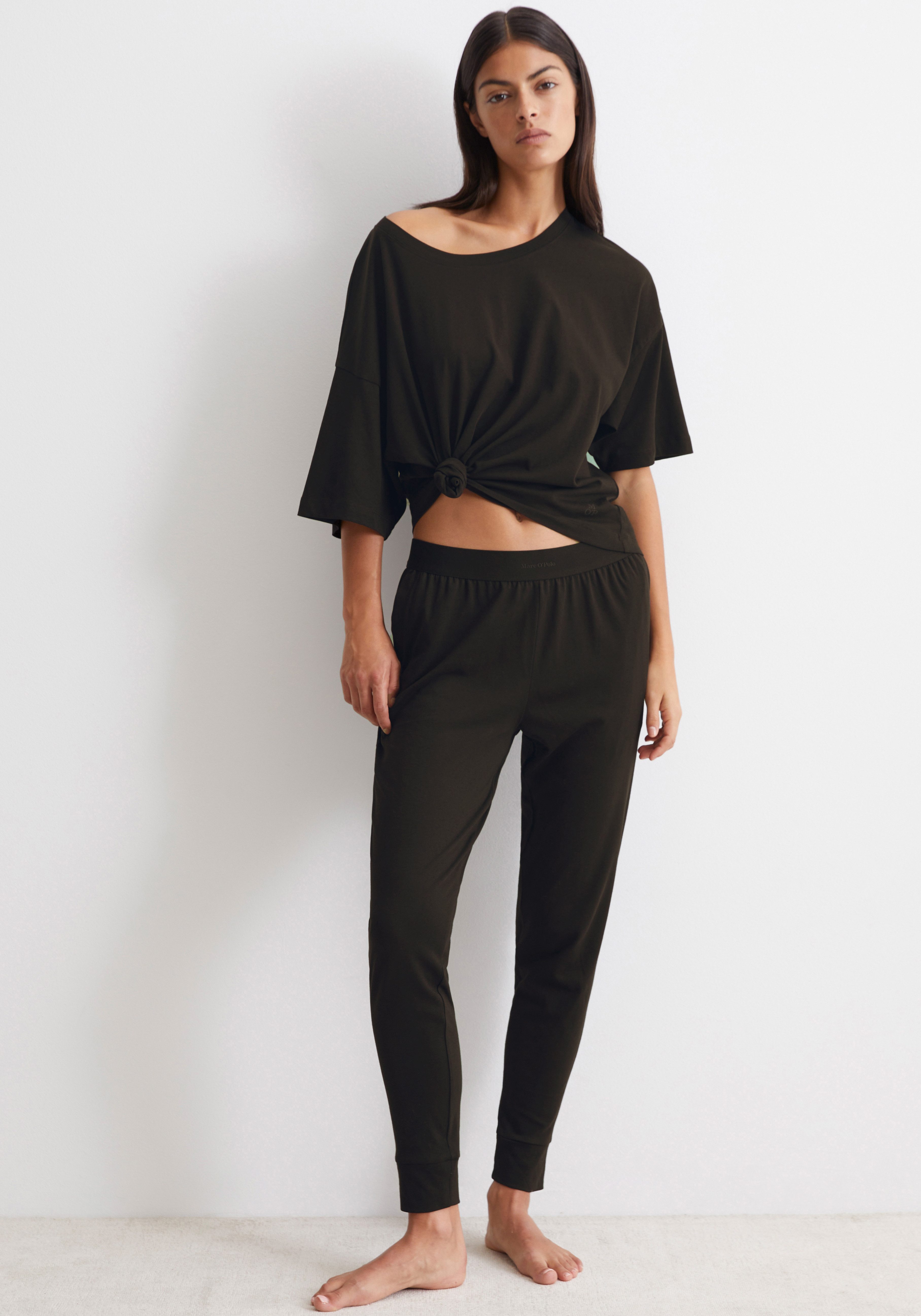 Marc O'Polo Loungebroek Mix & Match Cotton-Woven met klassieke regular fit