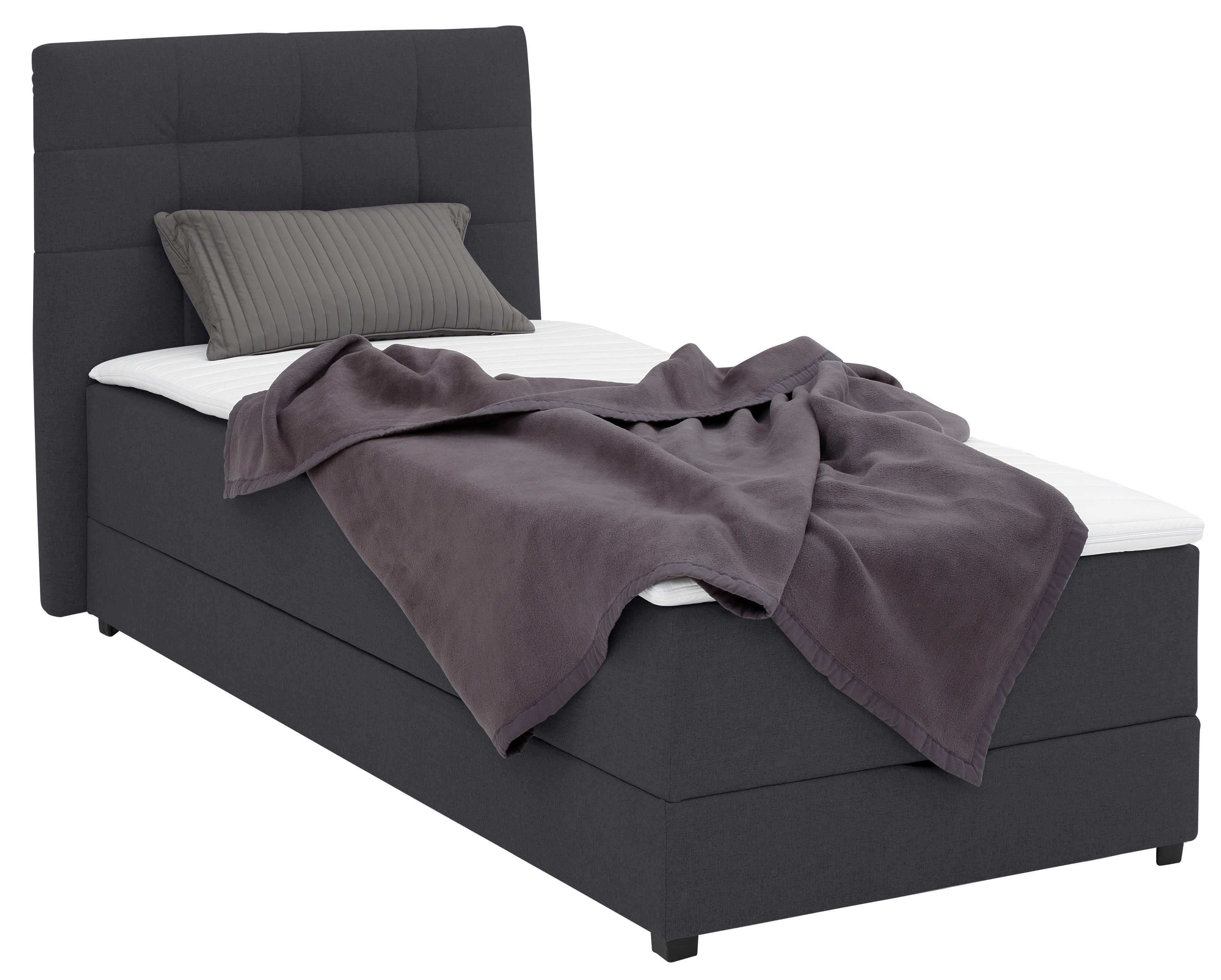 Lüttenhütt Boxspring Mieke incl. bedkist en topmatras, bekleding geïmpregneerd, 2 breedtes