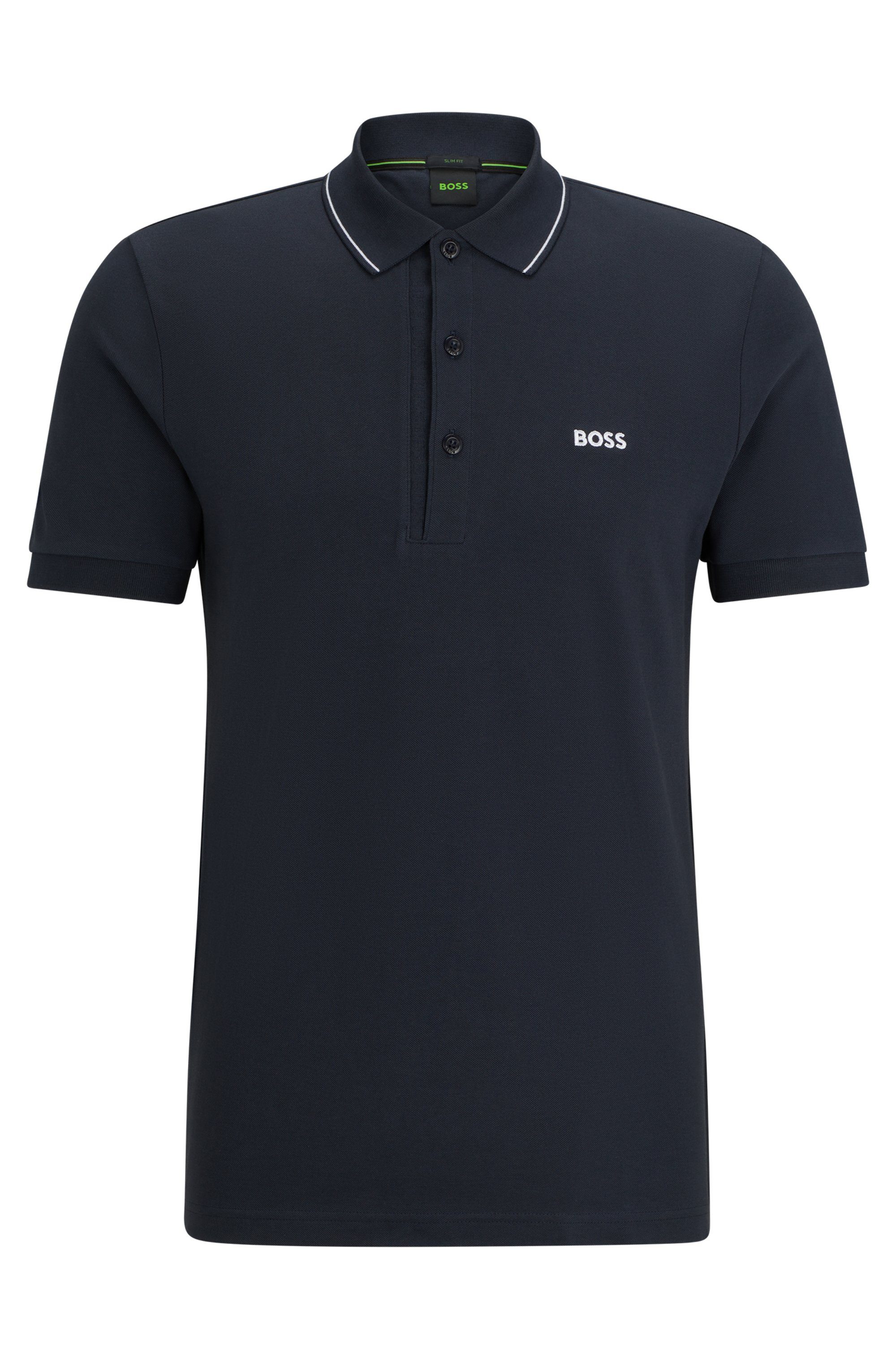 BOSS GREEN Poloshirt Paule 4 met een polokraag