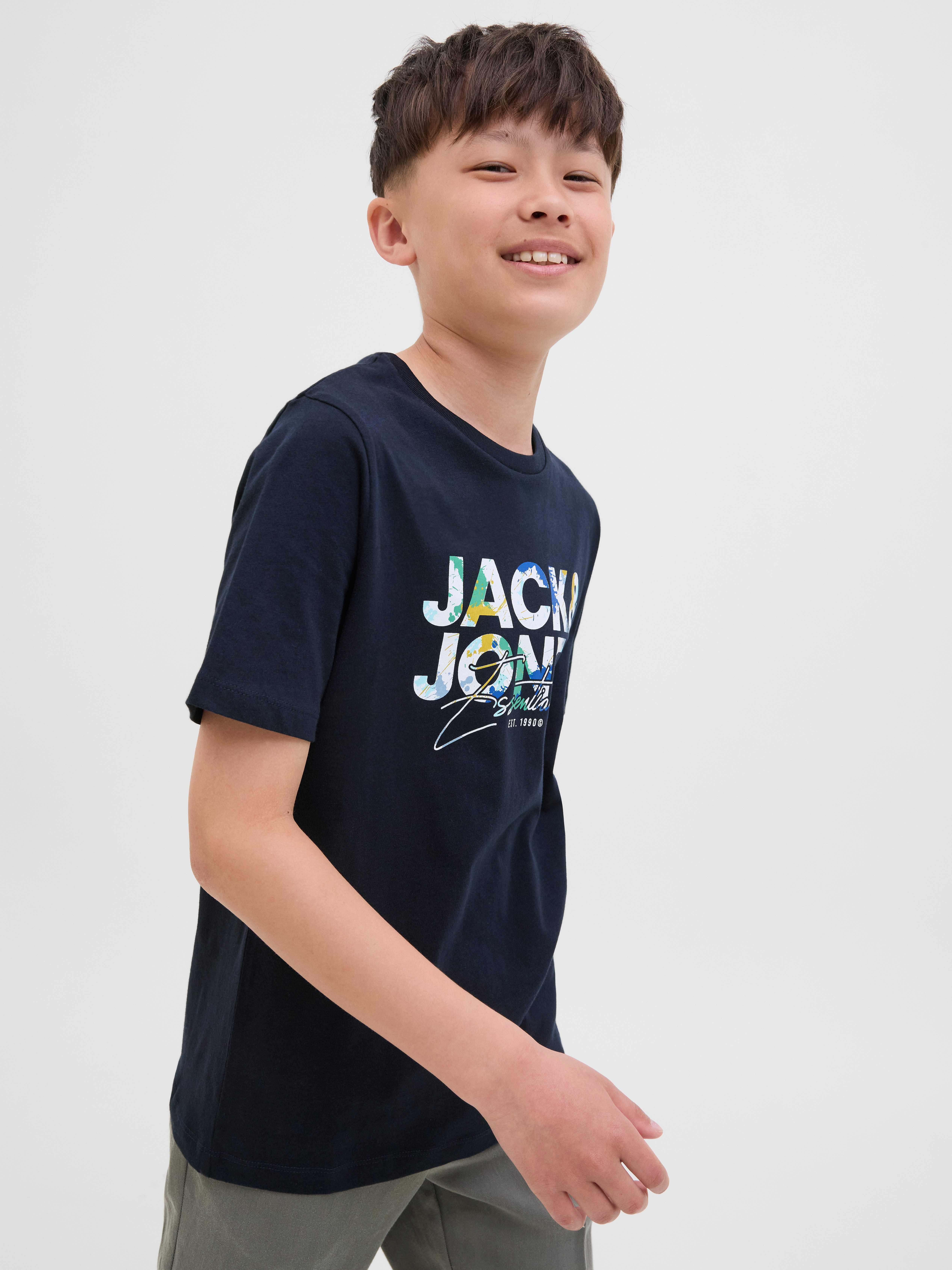 Jack & Jones Junior T-shirt JJGEPLAS TEE SS CREW NECK JNR