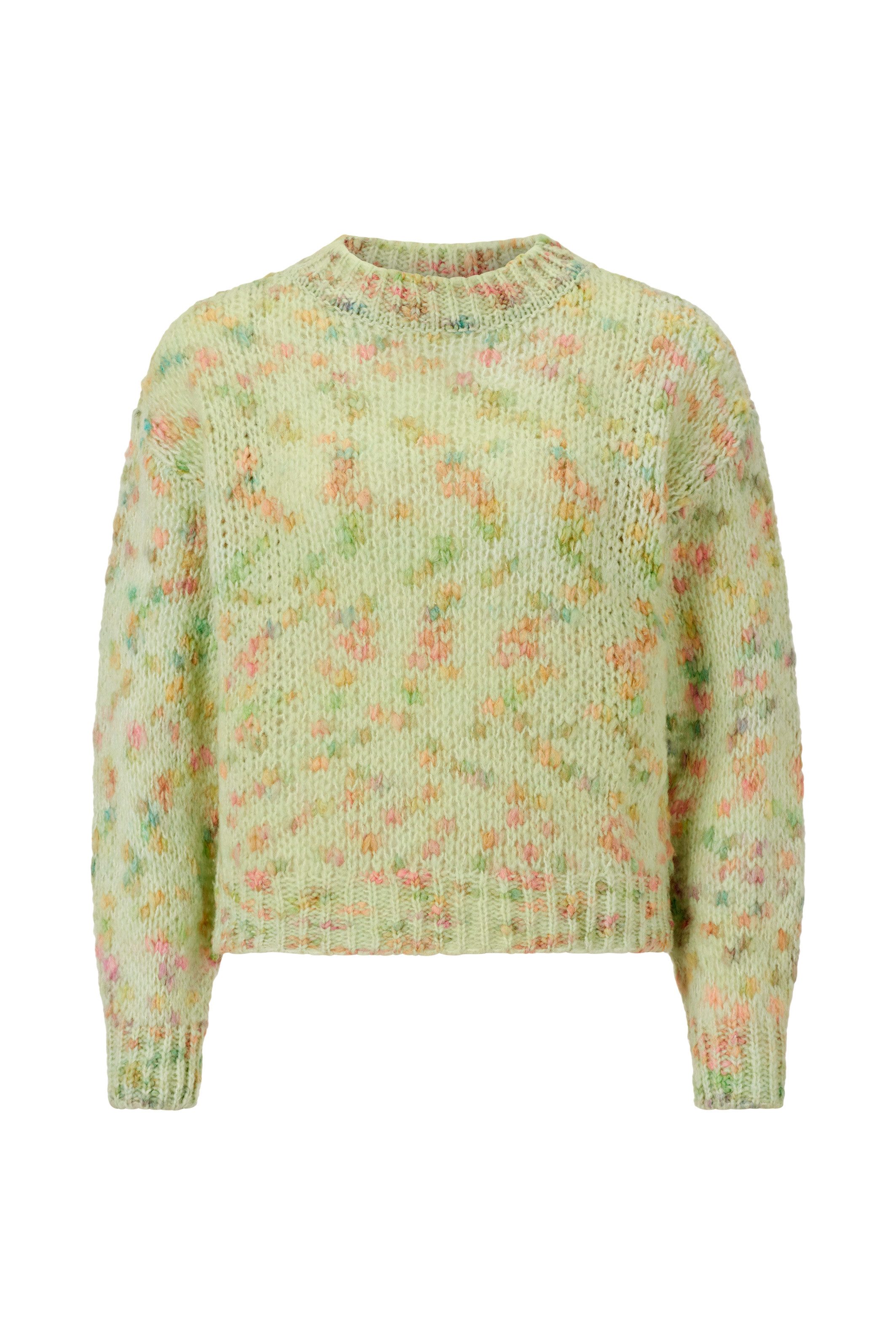 Rich & Royal Trui met ronde hals met opvallend patroonontwerp