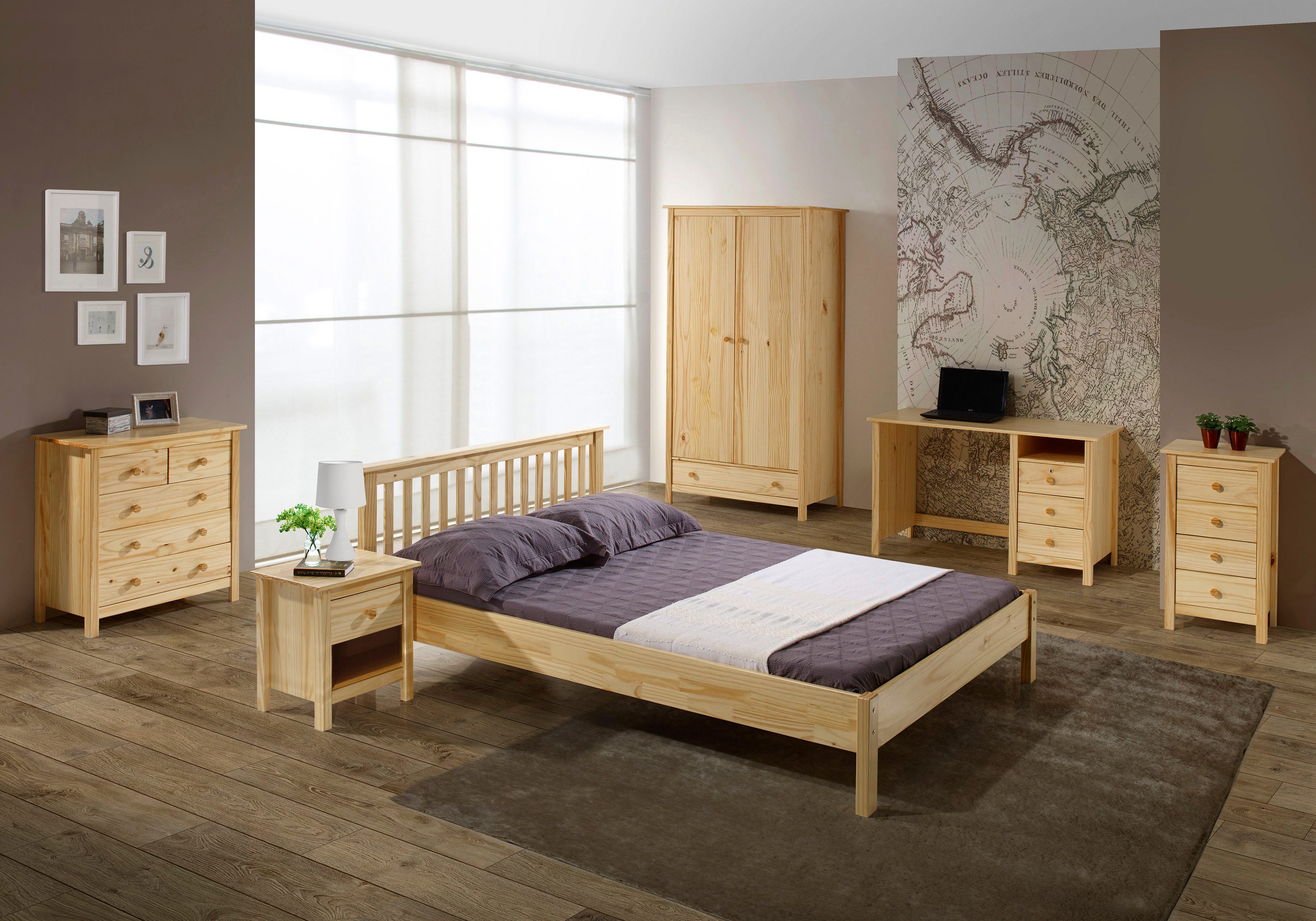 Home affaire Bedframe gemaakt van massief grenenhout (1-delig)