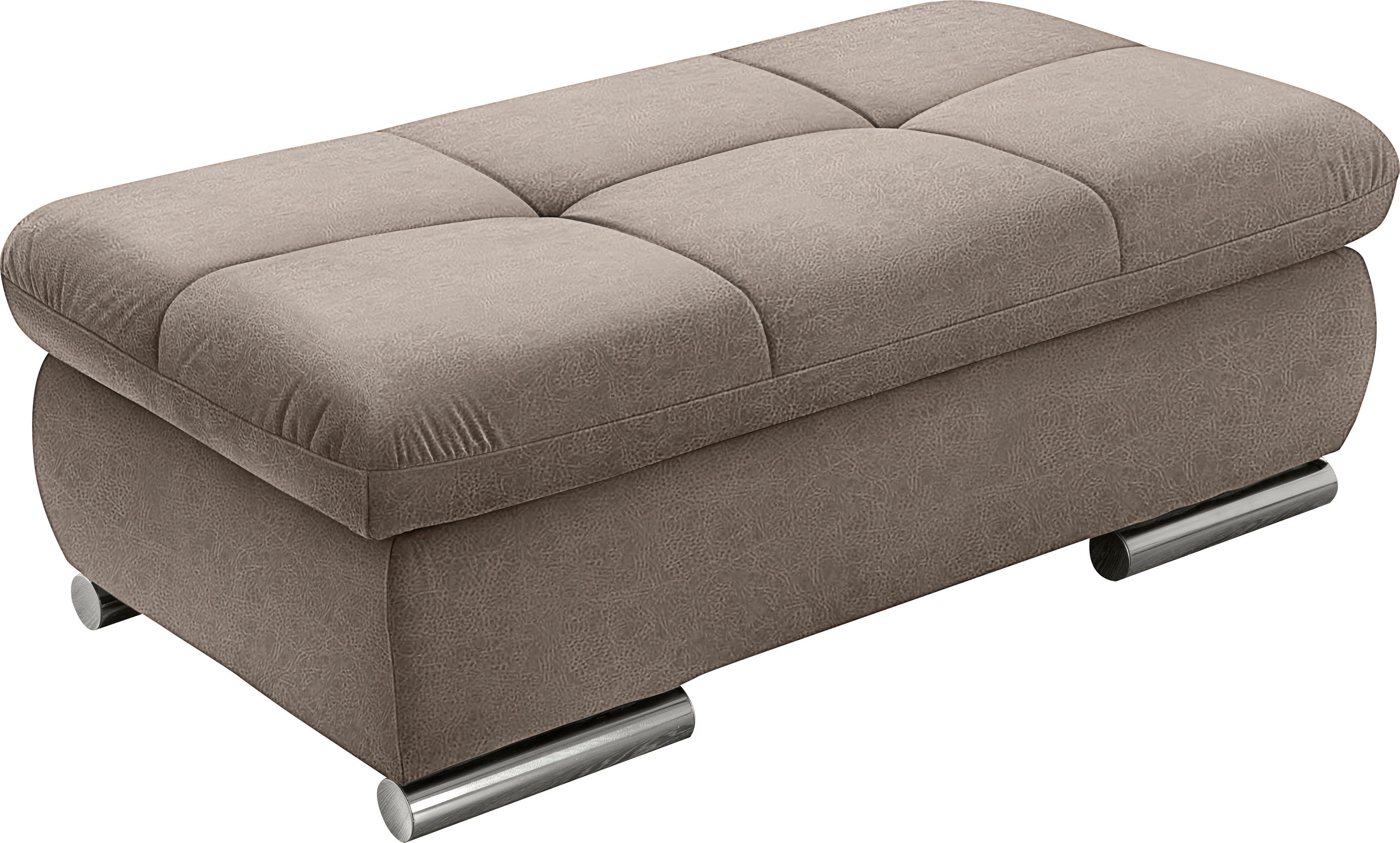 set one by Musterring Hocker met bergruimte SO 4100 hockers maat Luxe-microvezel Florence