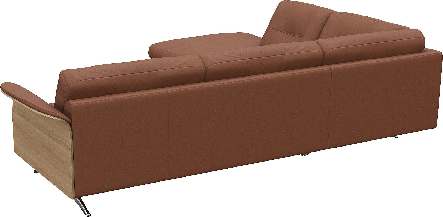 FLEXLUX Hoekbank Glow, super comfortabel door hoogwaardige zitconstructie met binnenvering, L-vorm
