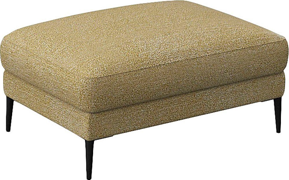 FLEXLUX Poef Belle gestoffeerde hocker, zithocker Scandinavisch design, in een sublieme verwerking