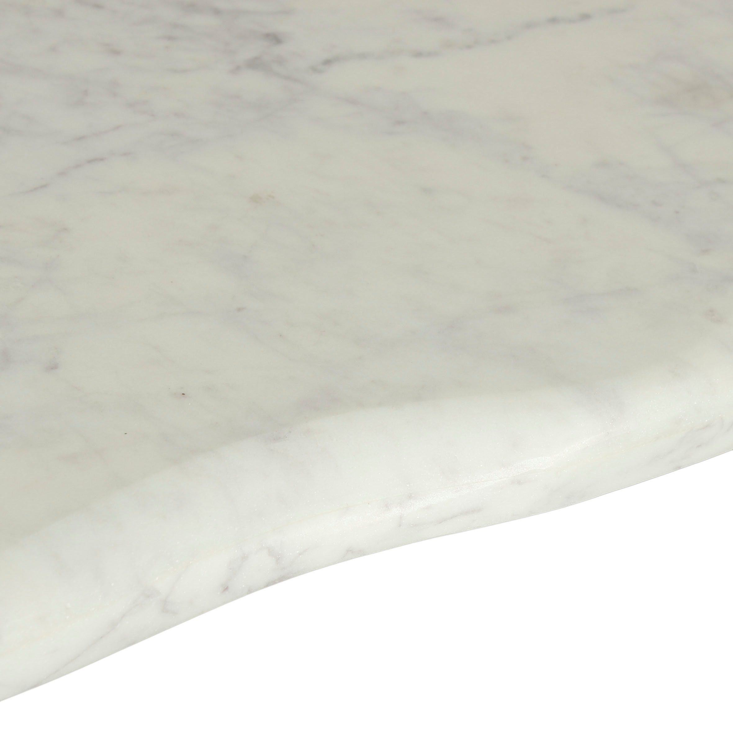 byLIVING Salontafel Stone uit echt wit marmer met natuurlijke golfrand, 115x60cm (1 stuk)