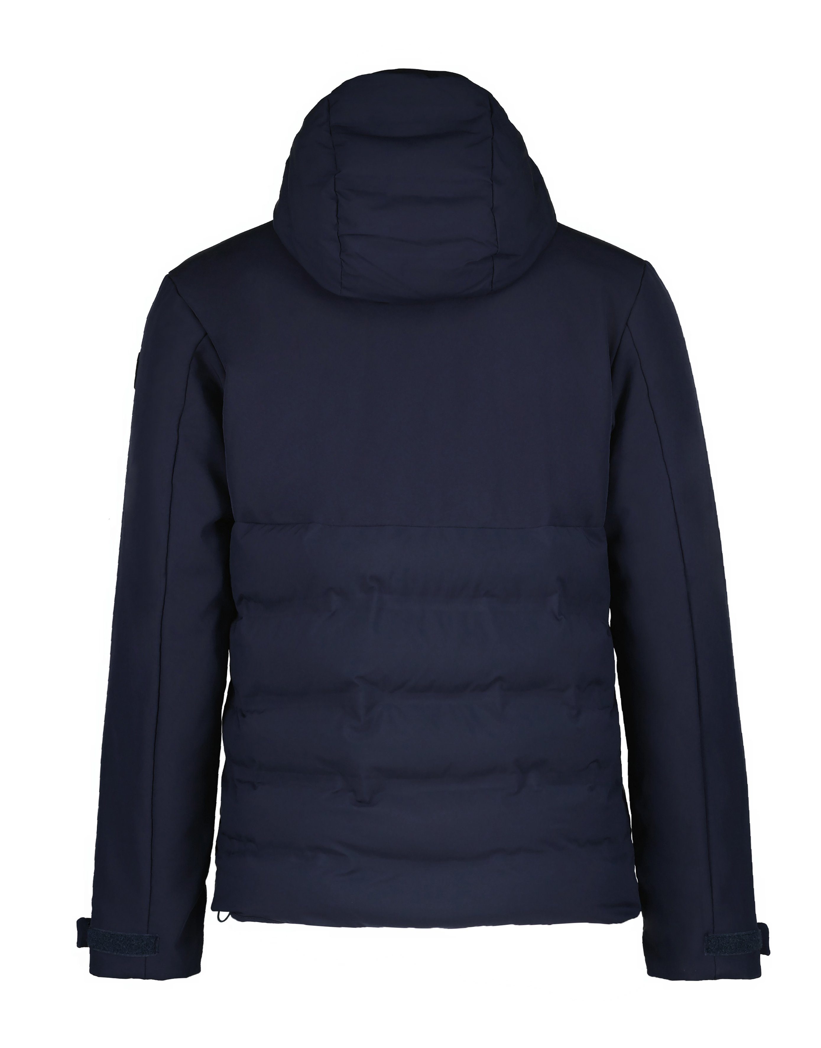 Icepeak Gebreid fleecejack H STRICKFLEECEJACKE AGAR met logo-patch op de bovenarm