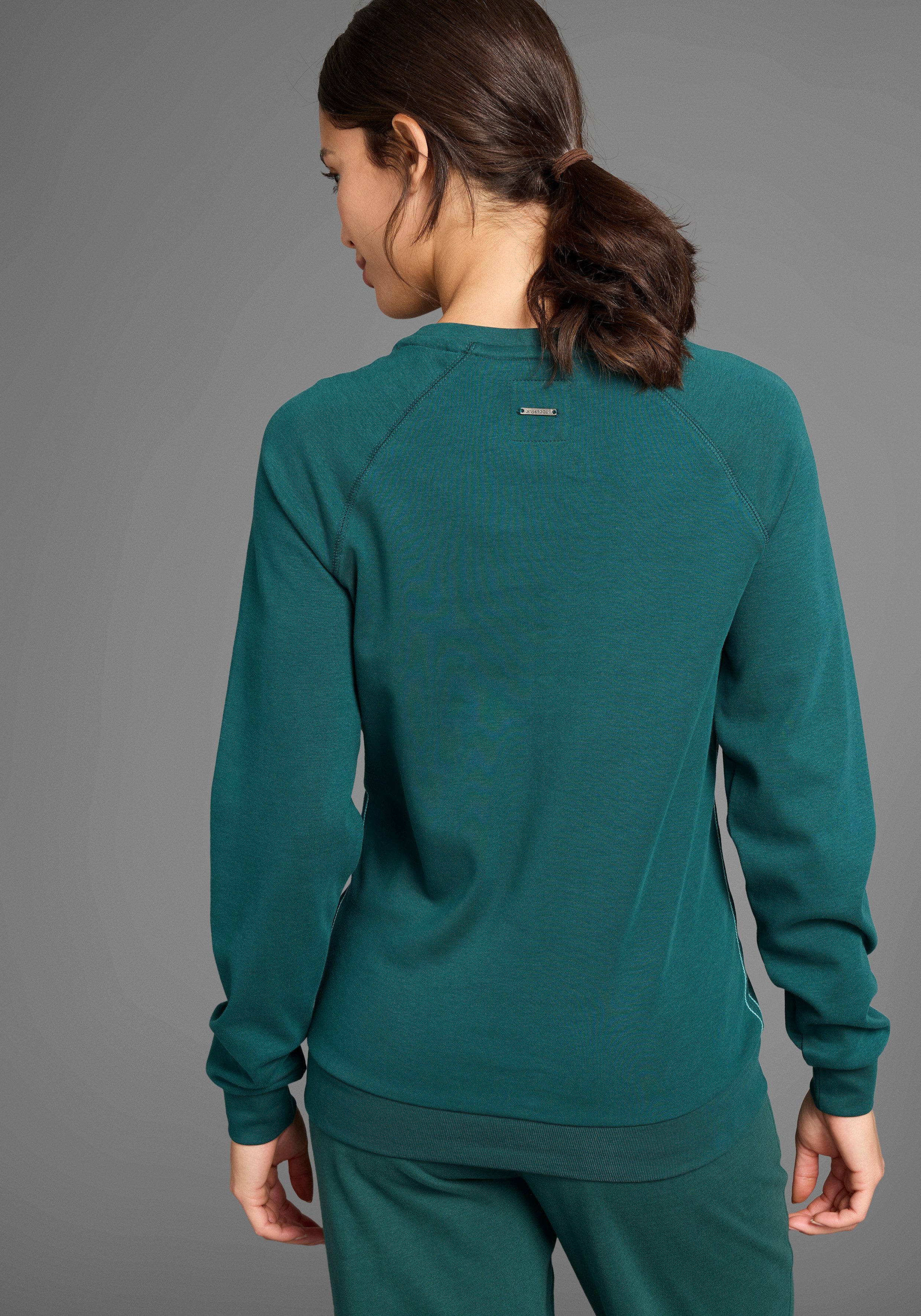 KangaROOS Sweatshirt Lange mouwen, figuurvolgende snit, met print, ronde hals