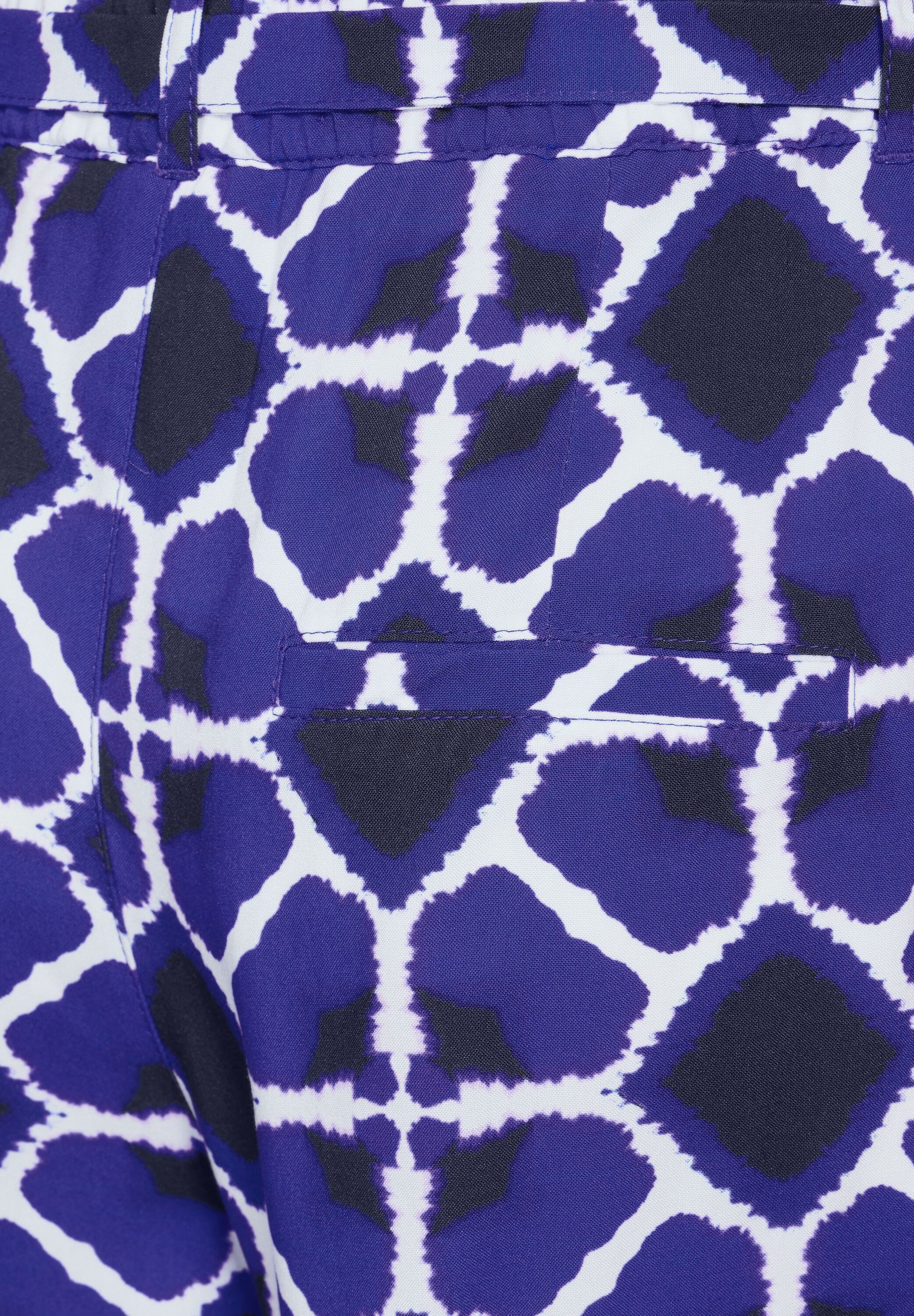 STREET ONE Paperbag-broek met print