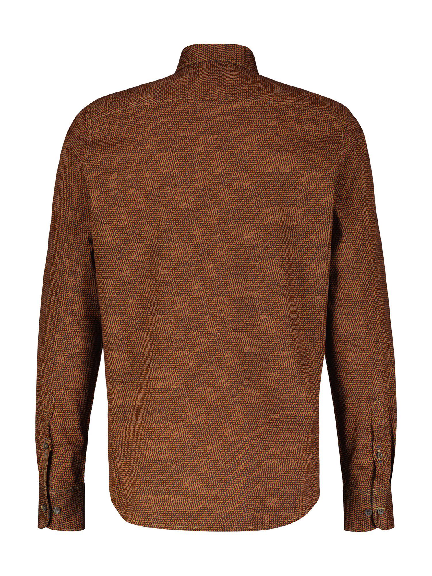 Lerros Overhemd met lange mouwen LERROS poplin overhemd met visgraatpatroon