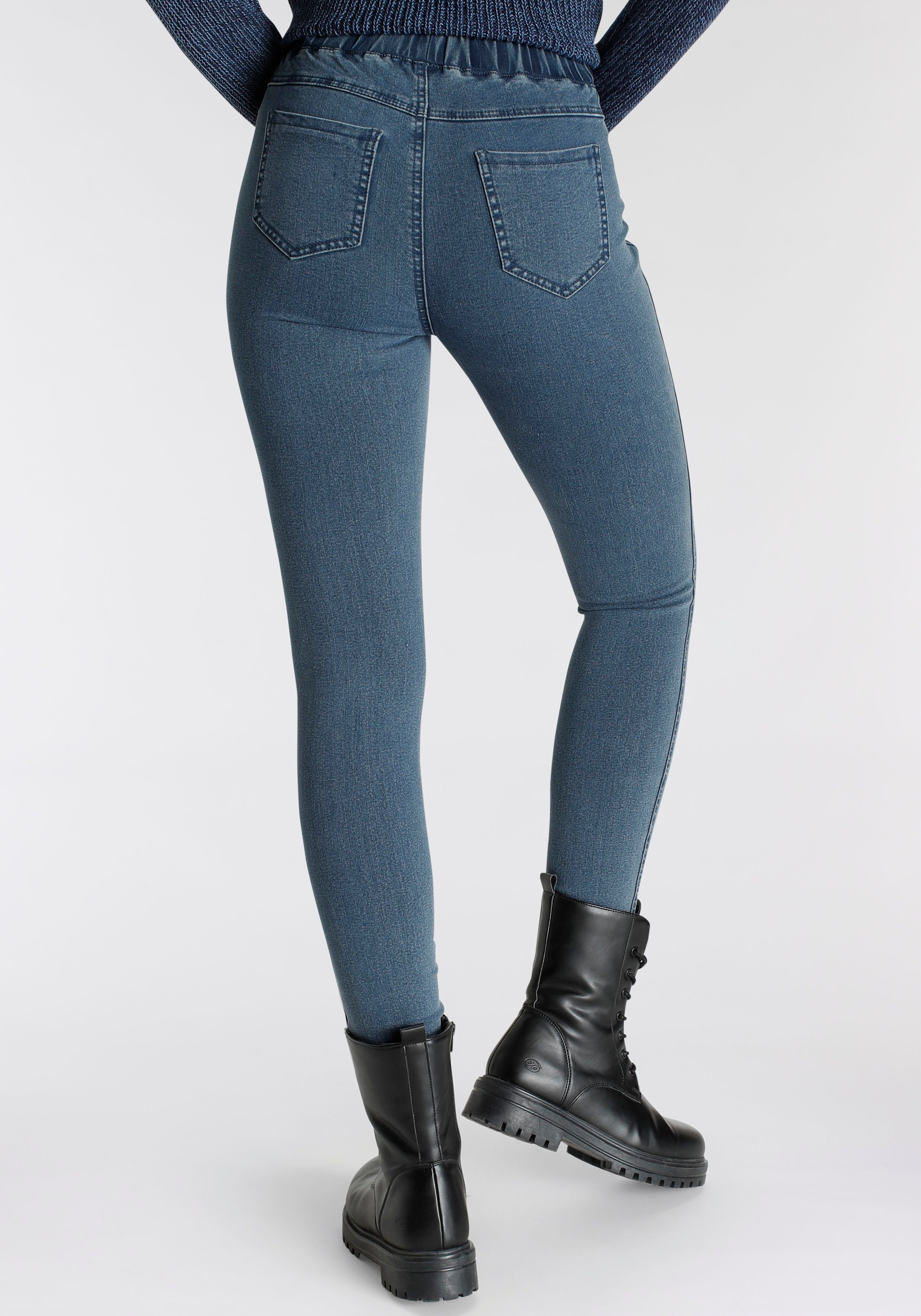 Arizona Jeggings 360 graden elastisch extra-strak gesneden pasvorm, hoge taille