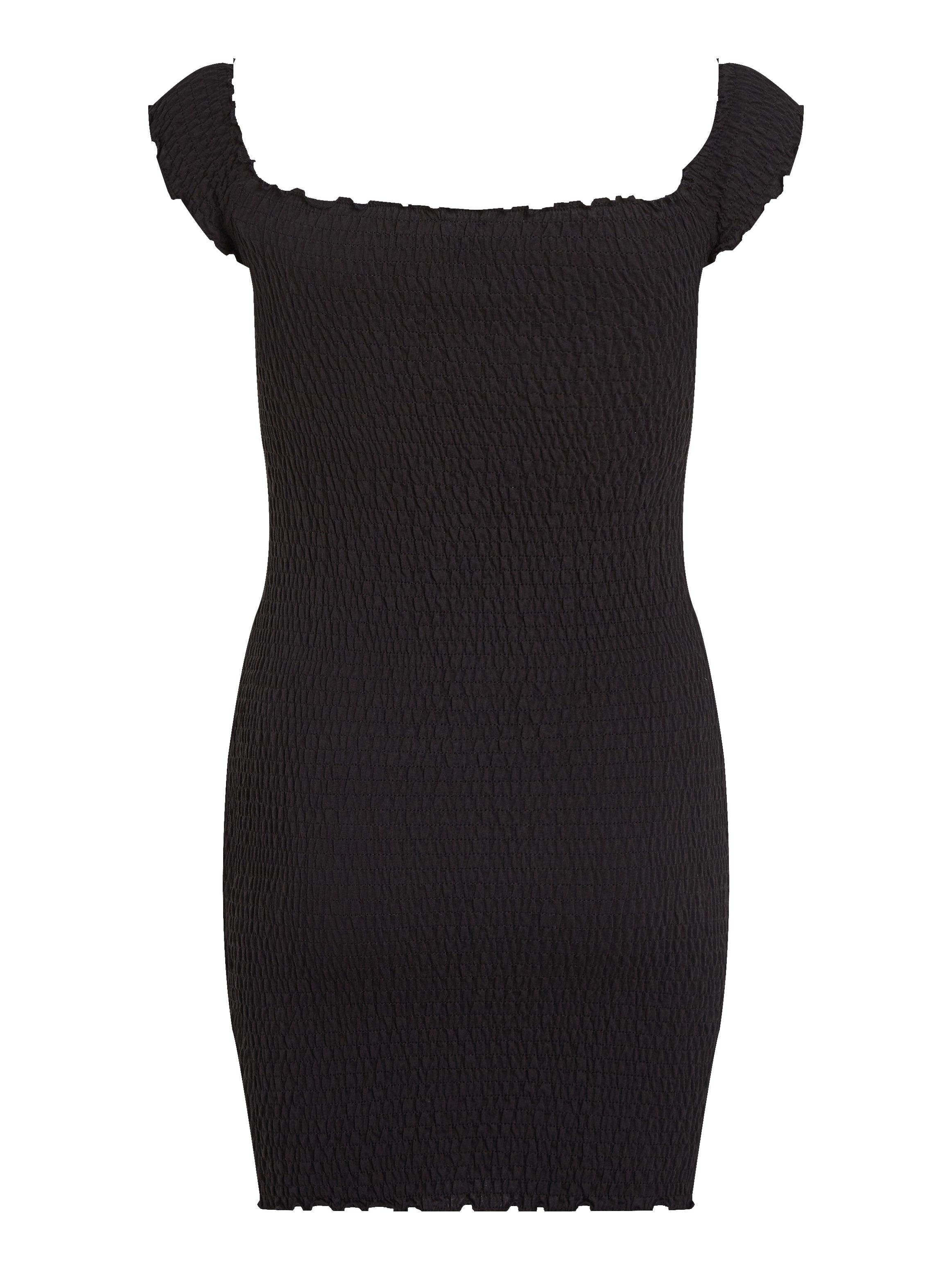 TOMMY JEANS Jerseyjurk TJW SMOCK BODYCON DRESS