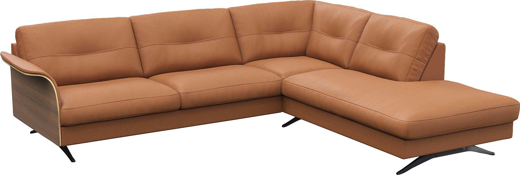 FLEXLUX Hoekbank Glow comfortabel en comfortabel door hoogwaardige zitconstructie, L-vorm