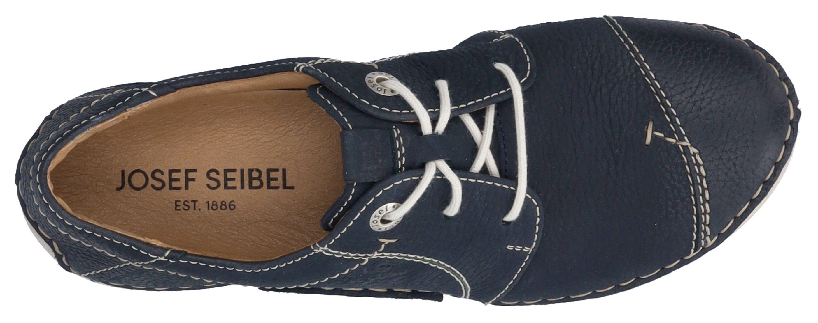 Josef Seibel Veterschoenen Fergey 20 vrijetijdsschoen, lage schoen, veterschoen met leren voering