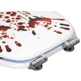 sanilo set badkameraccessoires blood bestaand uit toiletzitting, badmat en wastafelplug (complete set, 3-delig) wit