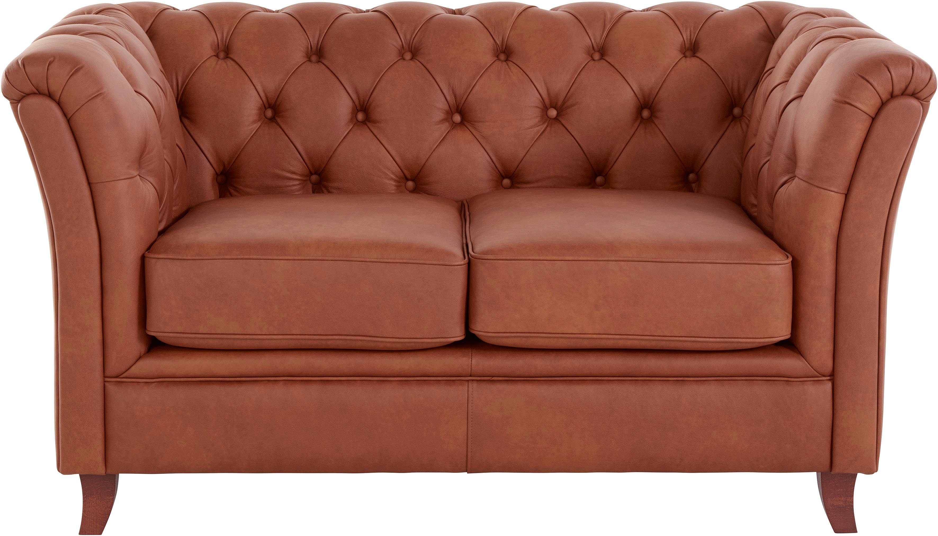Home affaire Chesterfield-bank Reims met echte chesterfield-capitonnage, uitstekende verwerking