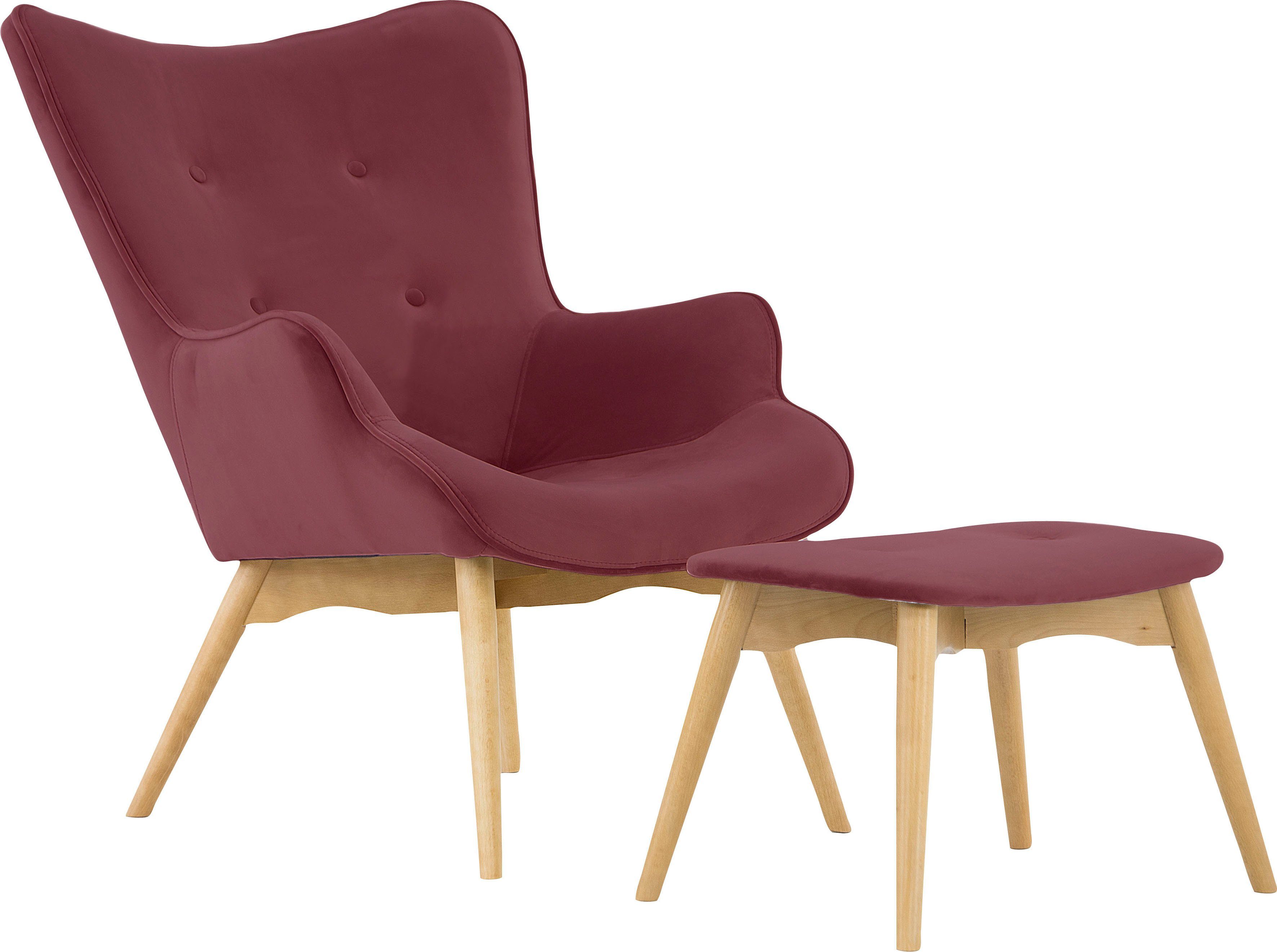andas Fauteuil Egense naar keuze met of zonder hocker
