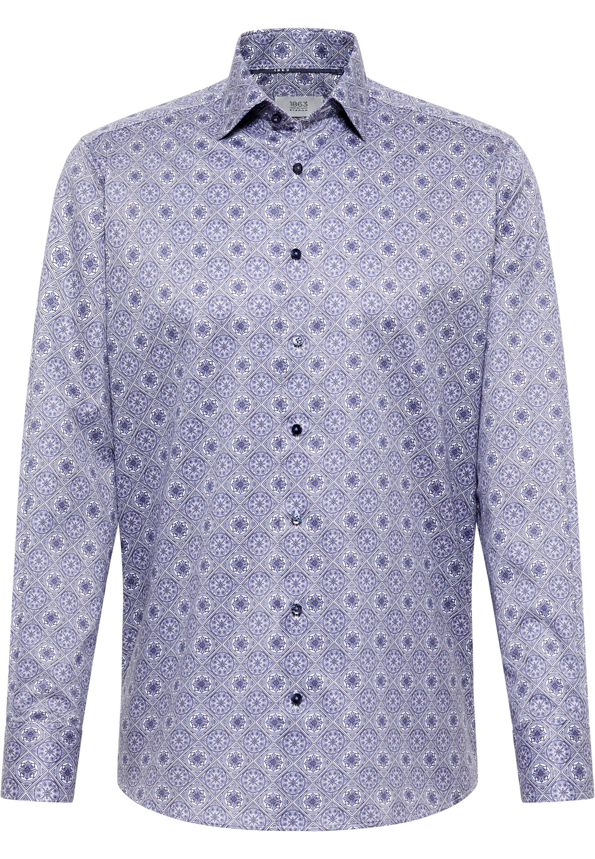 Eterna Overhemd met lange mouwen Comfort fit NON IRON (strijkvrij)